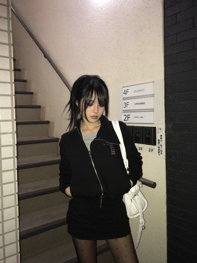 Wool Blend Cargo Mini Skort