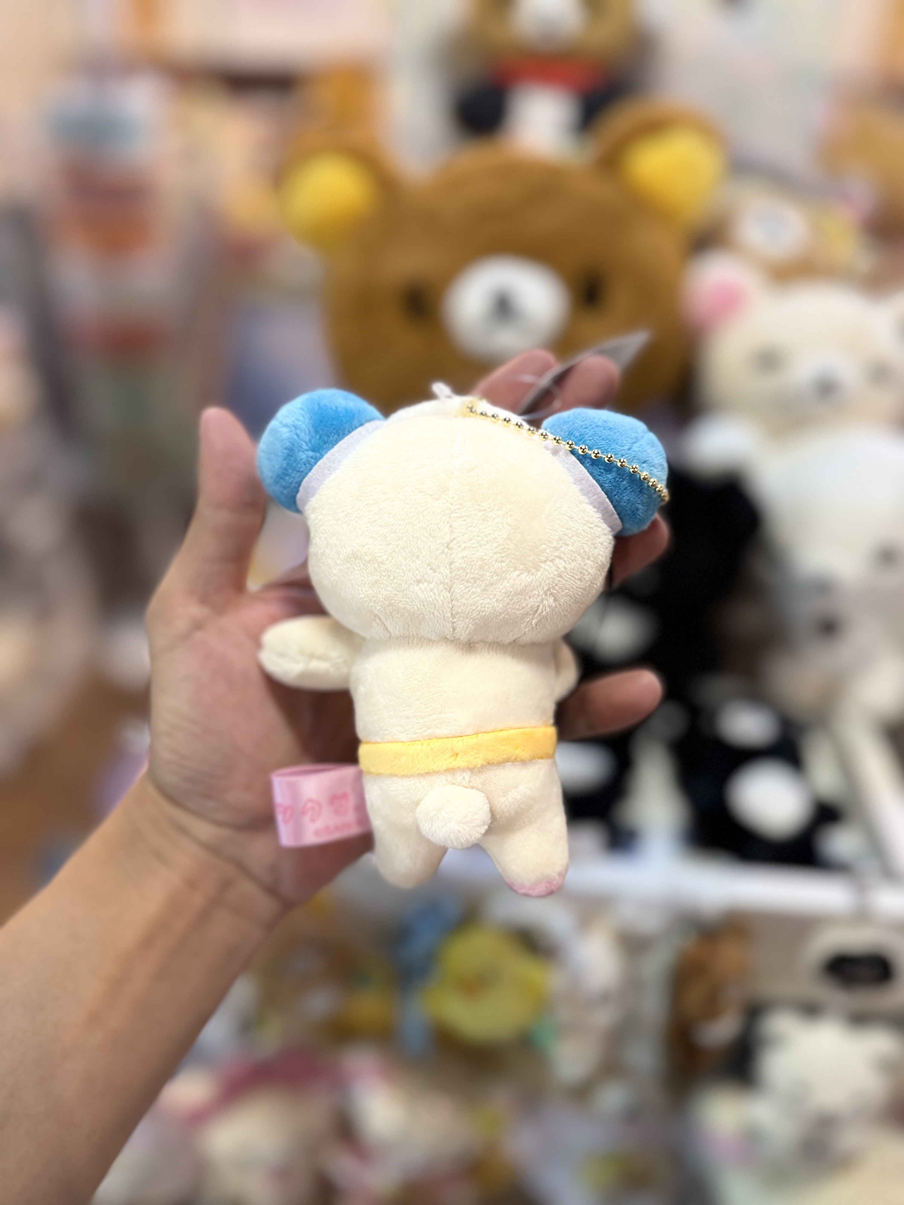 《現貨》全新日本專店限定 俏皮小白熊系列掛飾（聽歌篇）