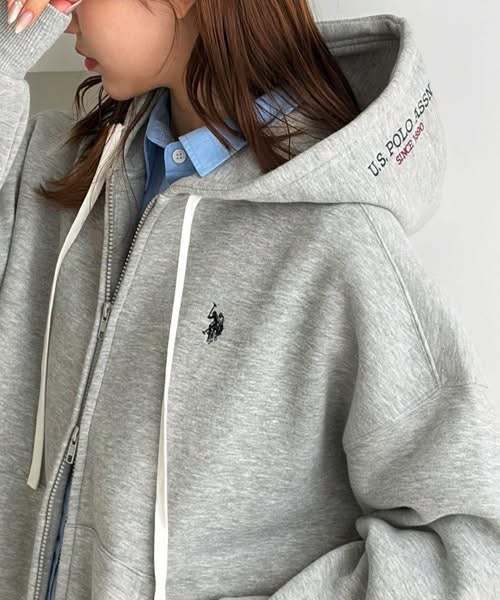日本直送 限時特價優惠中  日本 US POLO ASSN × GeeRA 別注雙拉鏈連帽外套 🐴
