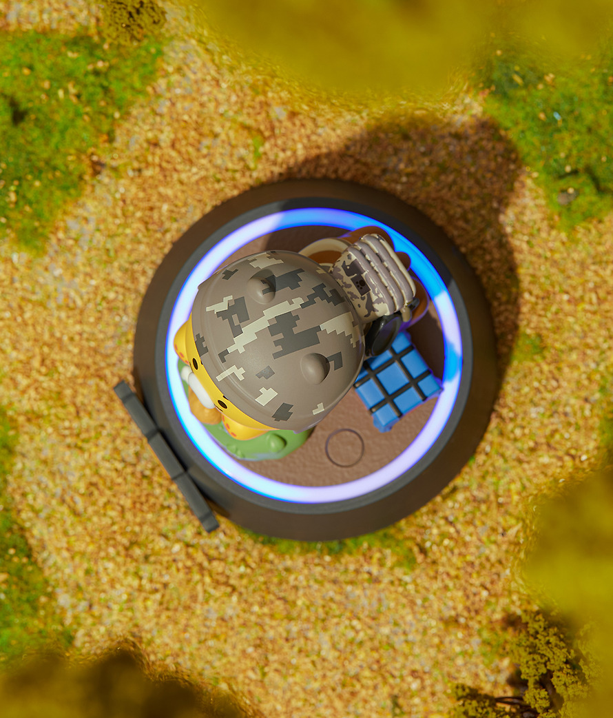 PUBG Battlegrounds X Kakao Friends 春植 LED 模型