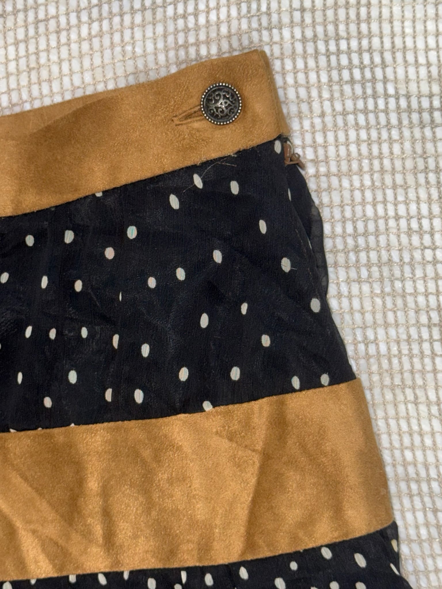 Elegant Baroque Botanical Flared Skirt