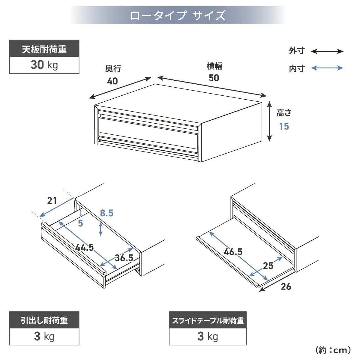  🔥🔥【日本製《川口工器》燕三条微波爐下抽屜式雙層收納置物架】 矮款 | 白