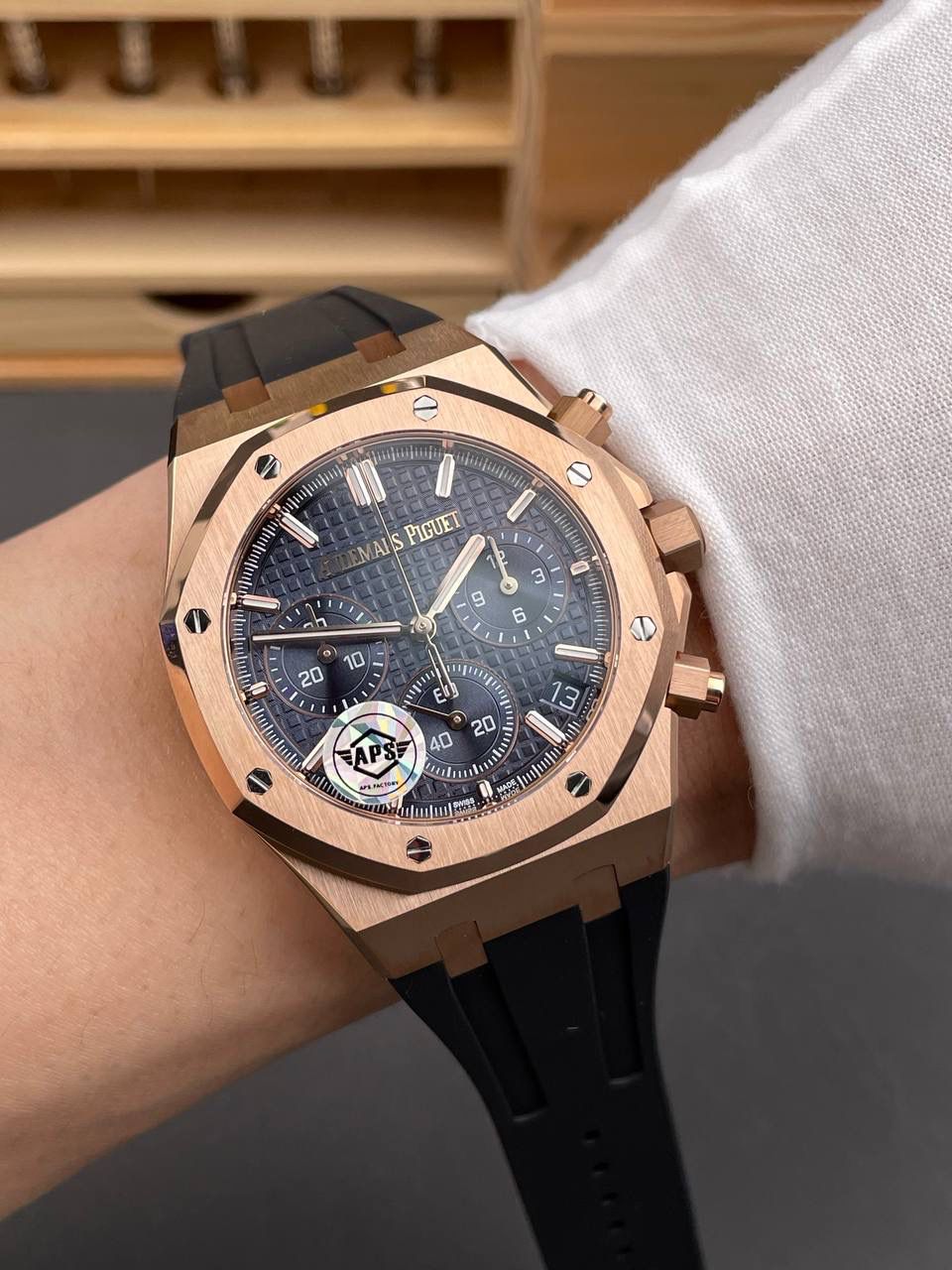 🚀爱彼皇家橡树 AP26240玫金蓝/41mm/4401机/胶带款💯