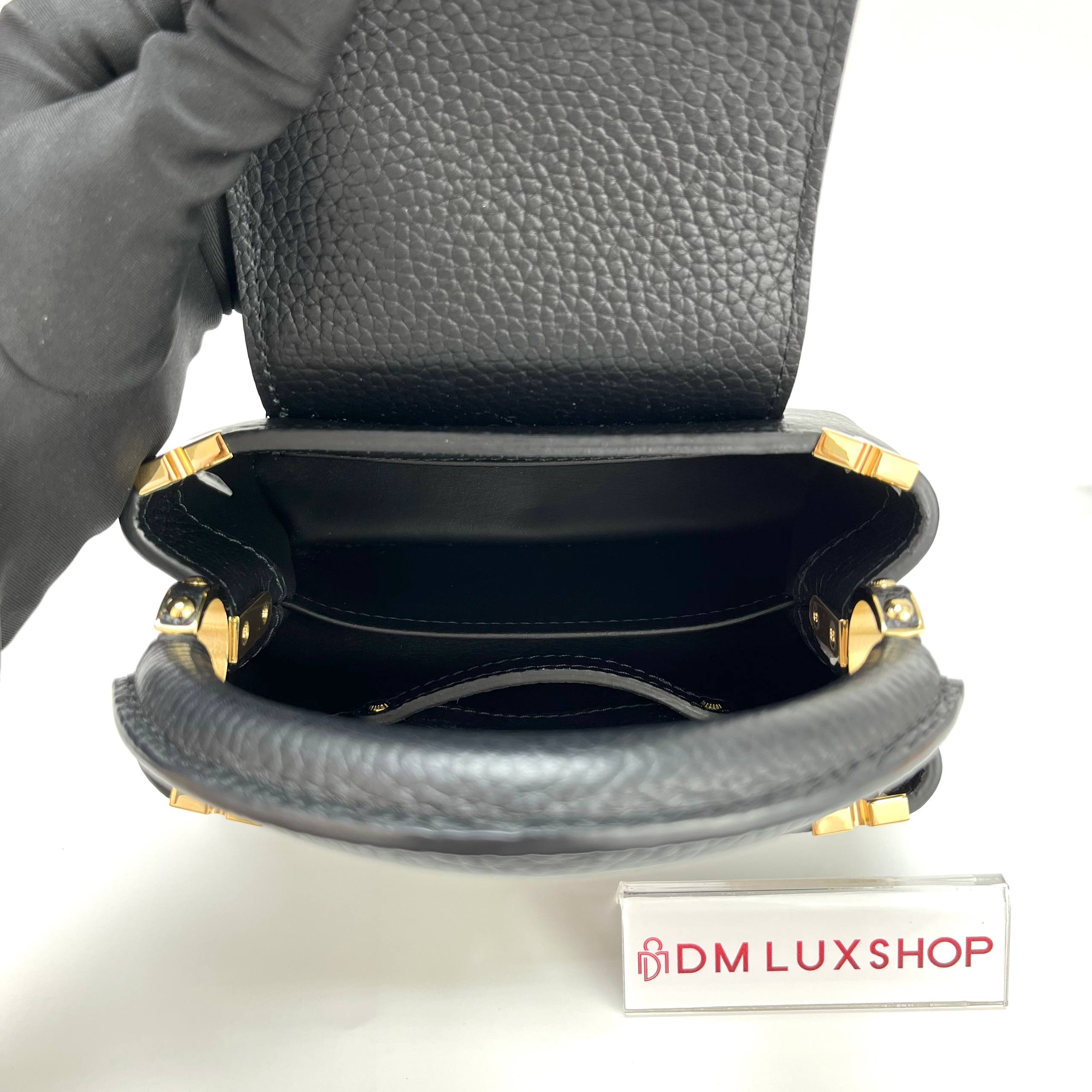 LV Black Mini Capucines Flower Crown