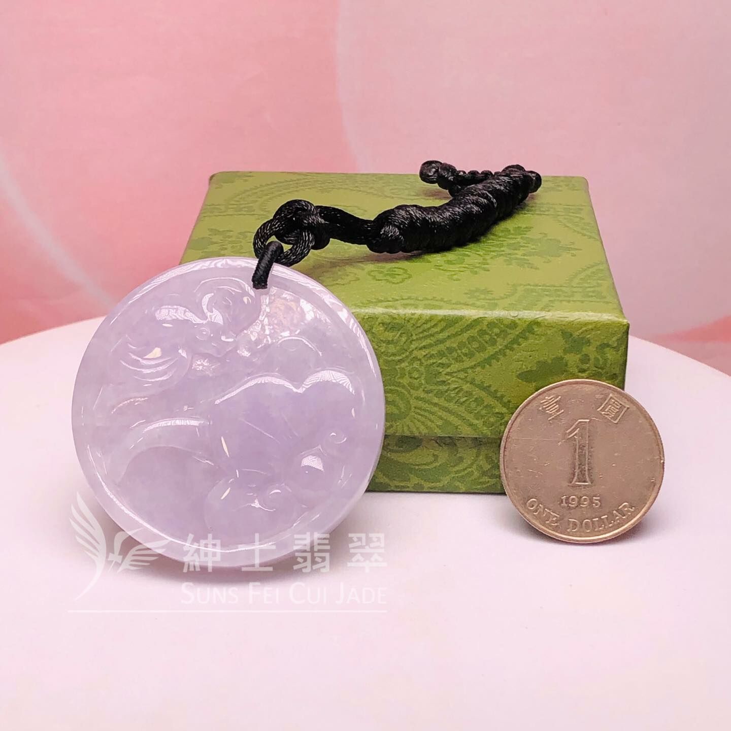 紫蘿蘭年年有餘掛件