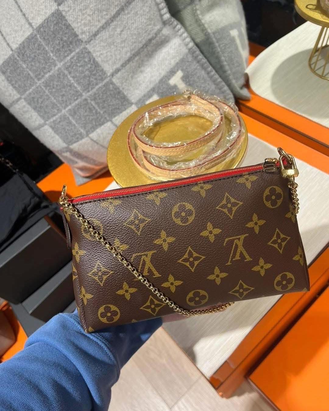 Lv Pallas Clutch 2way Bag M41638 100%Authentic, Unused 未使用品 ✅strap 斜揹長肩帶✅Dust bag 