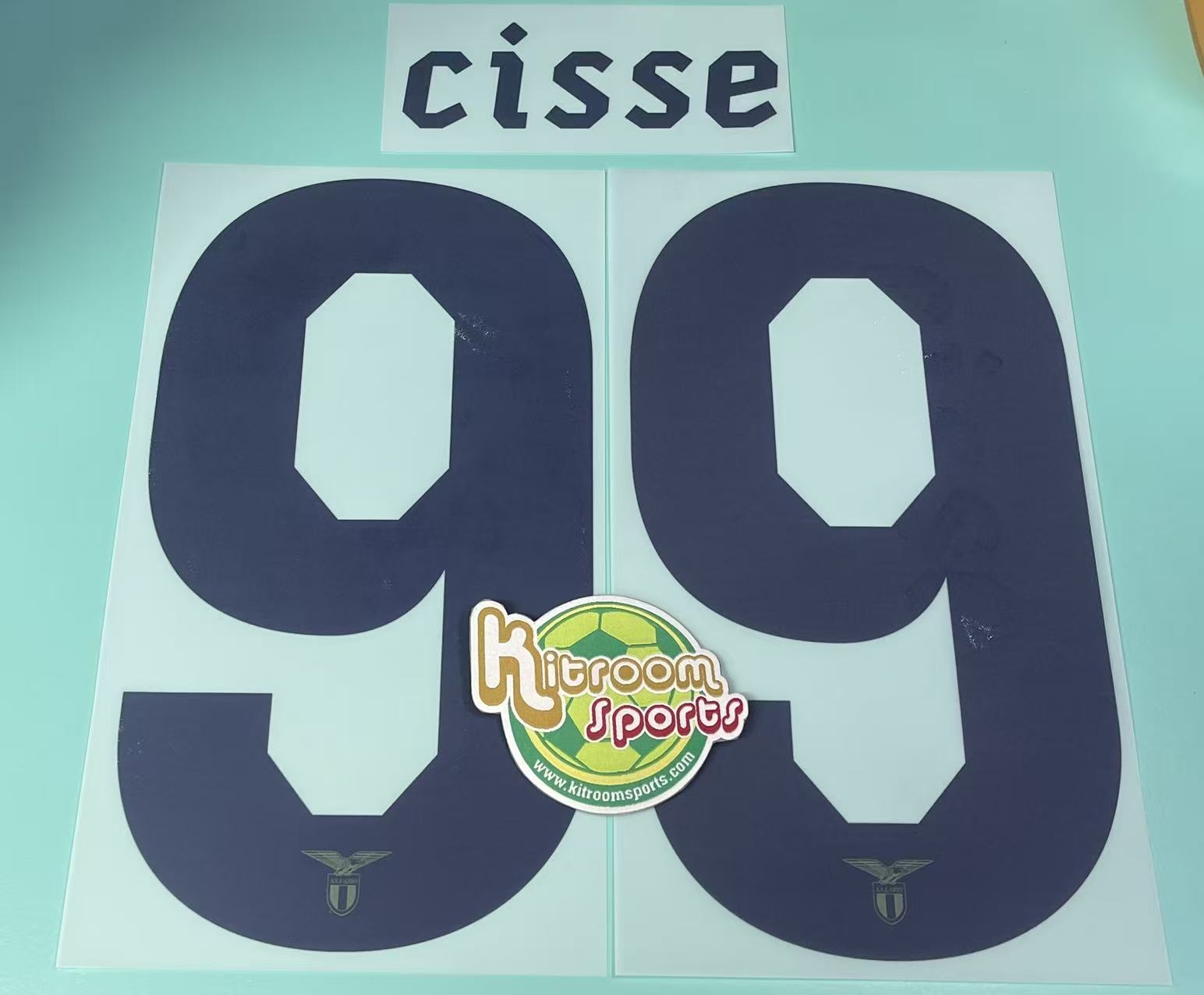 2011-12 Lazio Away Nameset #99 CISSE