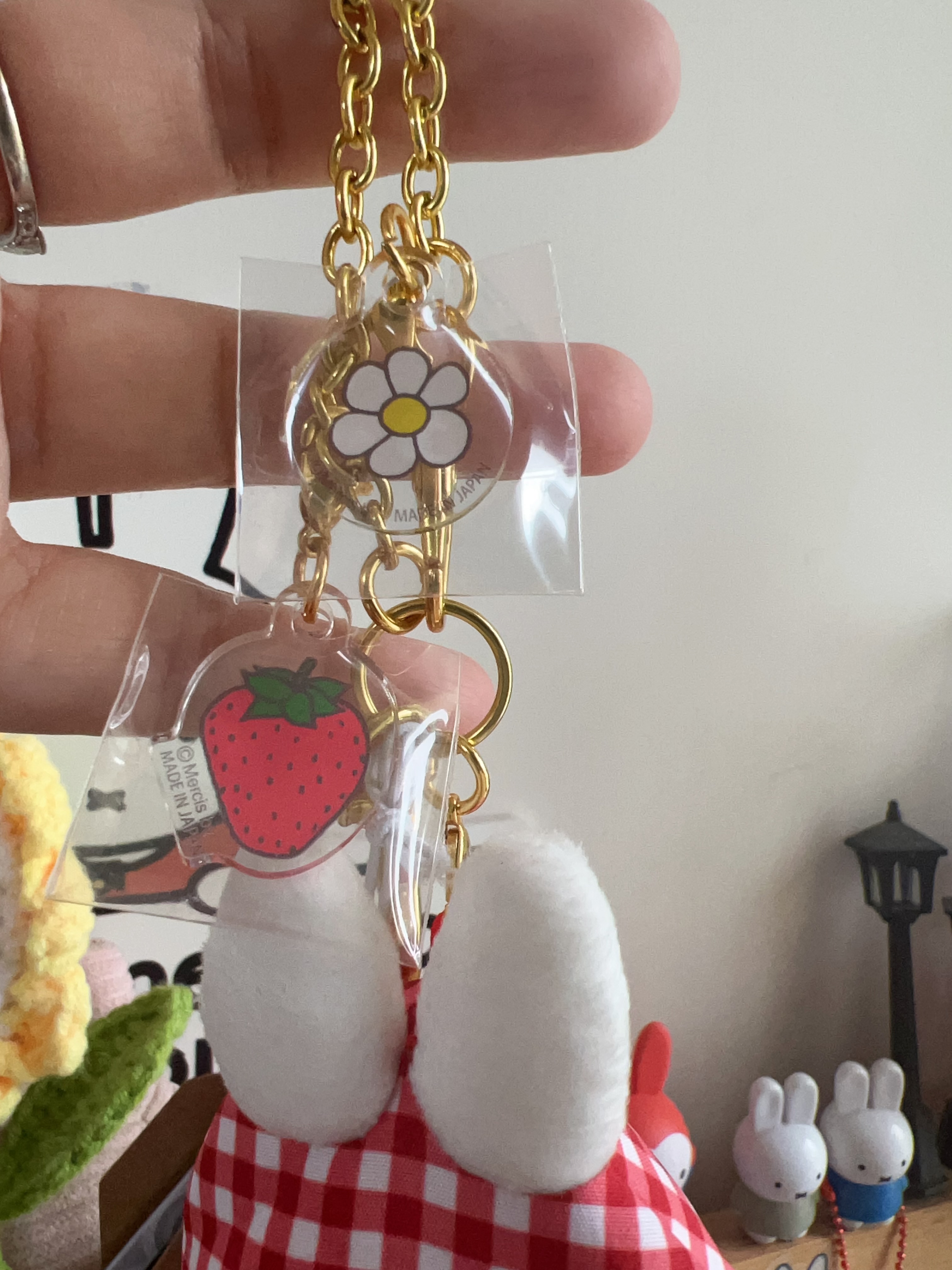 Miffy keychain公仔吊飾