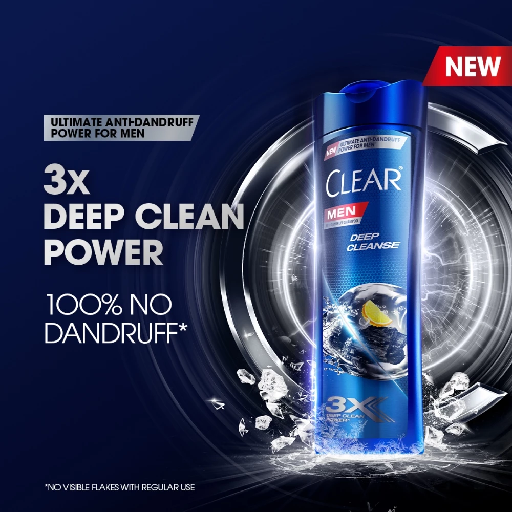 Clear Men Shampoo 170ml - Deep Cleanse