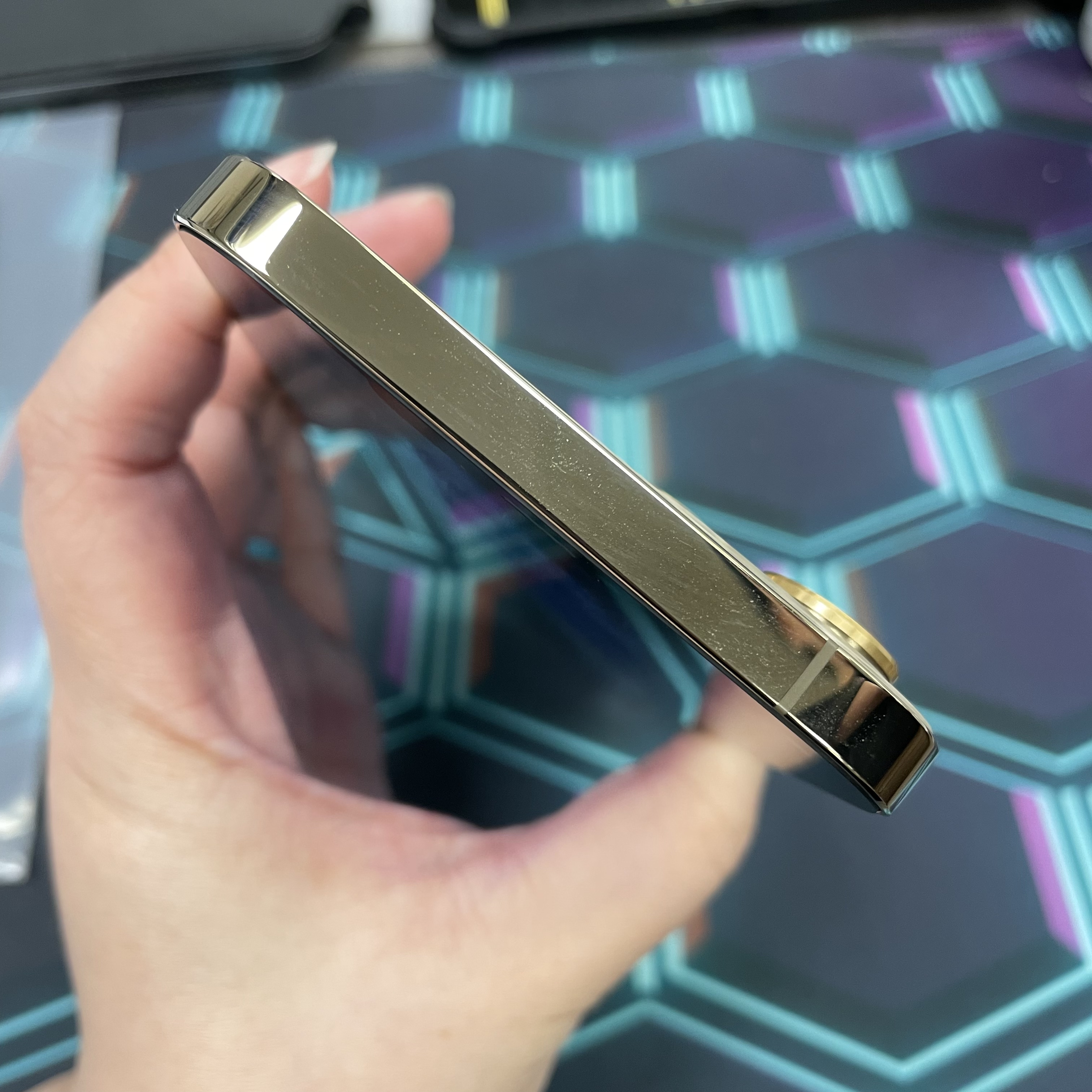 *8145 12 pro max 完美機 256GB 電99 金色 gold