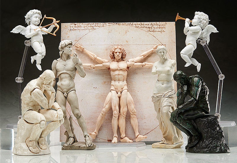 (預訂訂金 $200) (總價 $498) FREEing figma SP-076 桌上美術館 天使像 The Table Museum Angel Statues (再版) (行版)