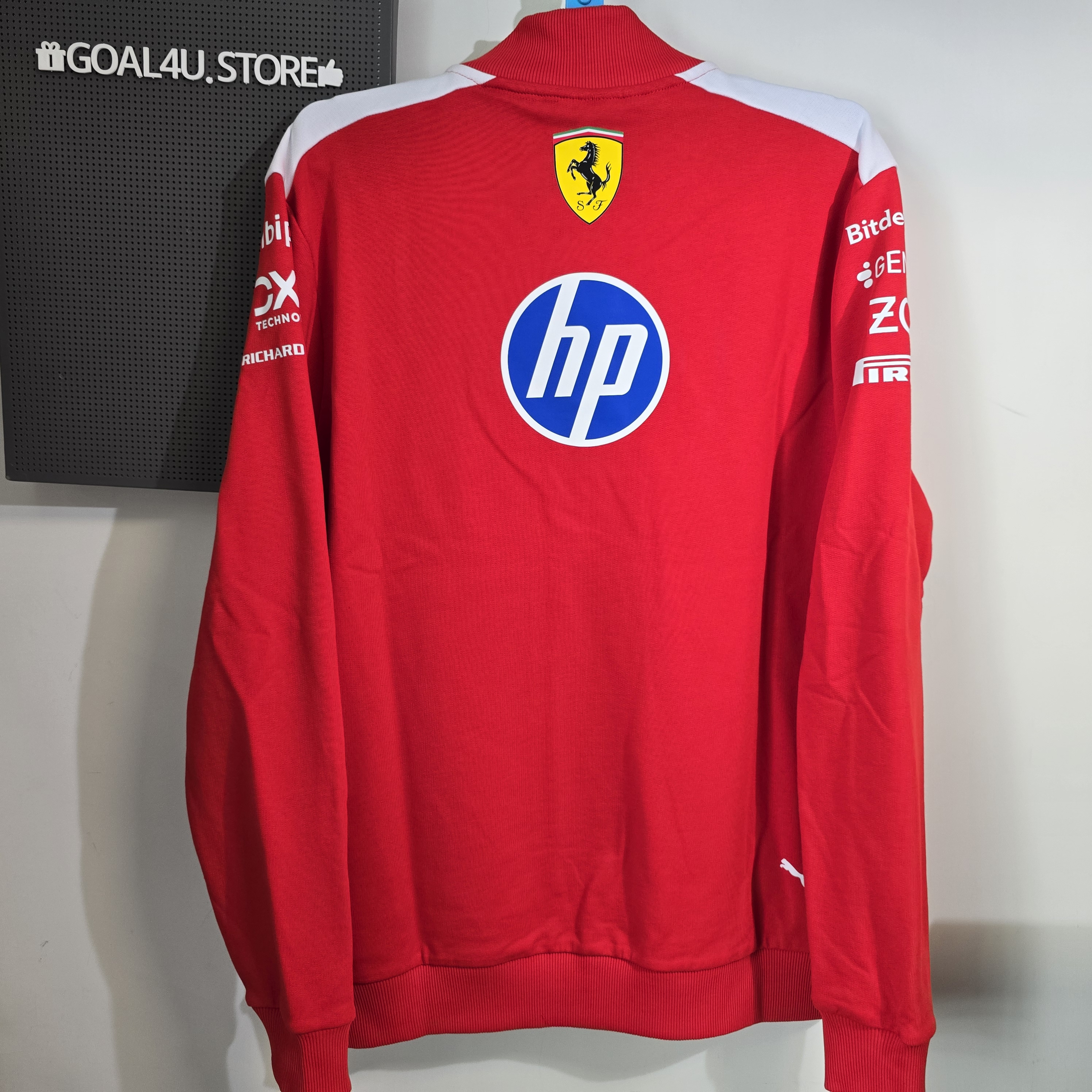 F1 Scuderia Ferrari 法拉利車隊 2026 官方Team T7 1/4 拉鍊運動上衣 701238728