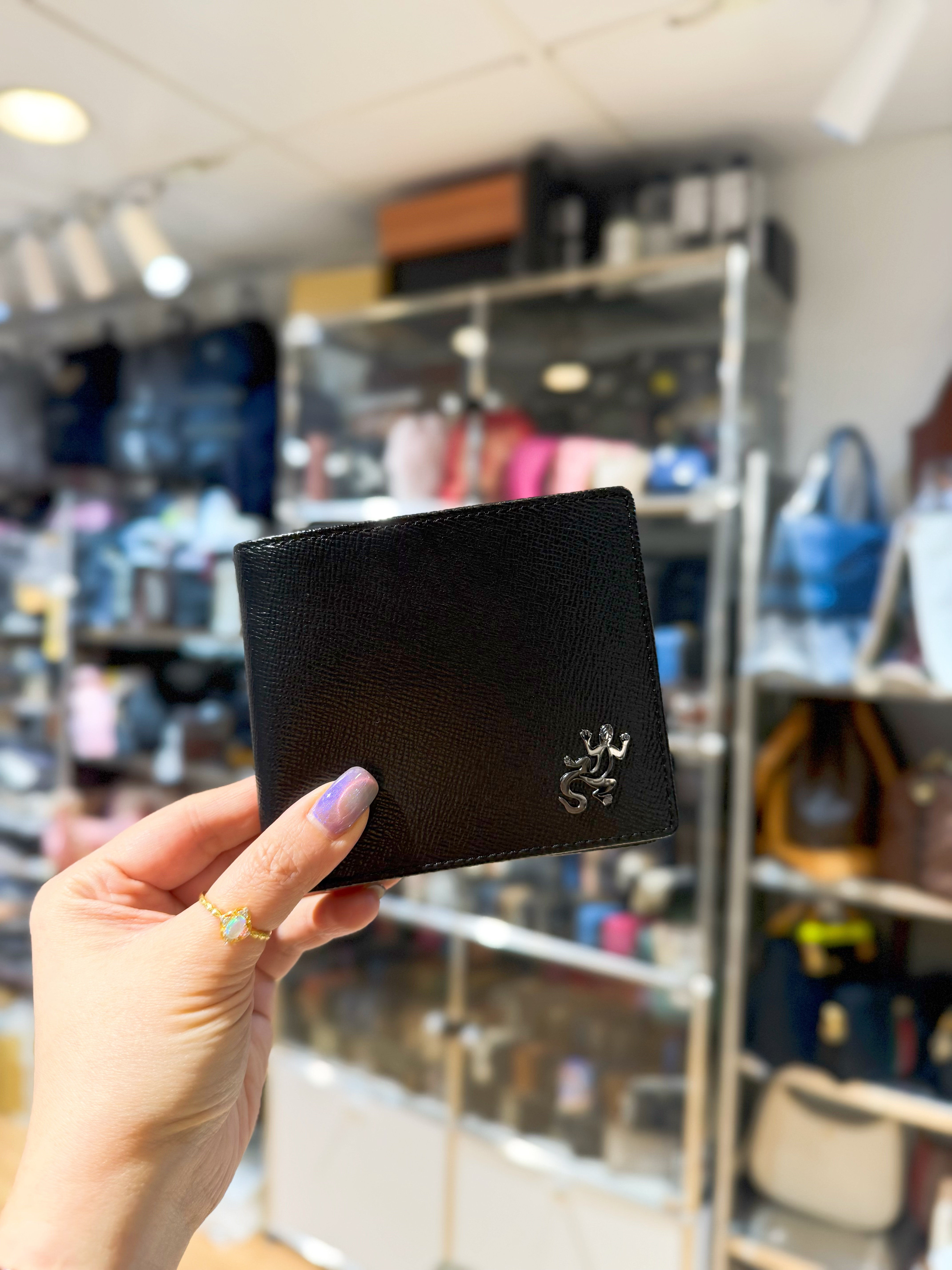 Agnes b bi fold wallet id/sf/blk