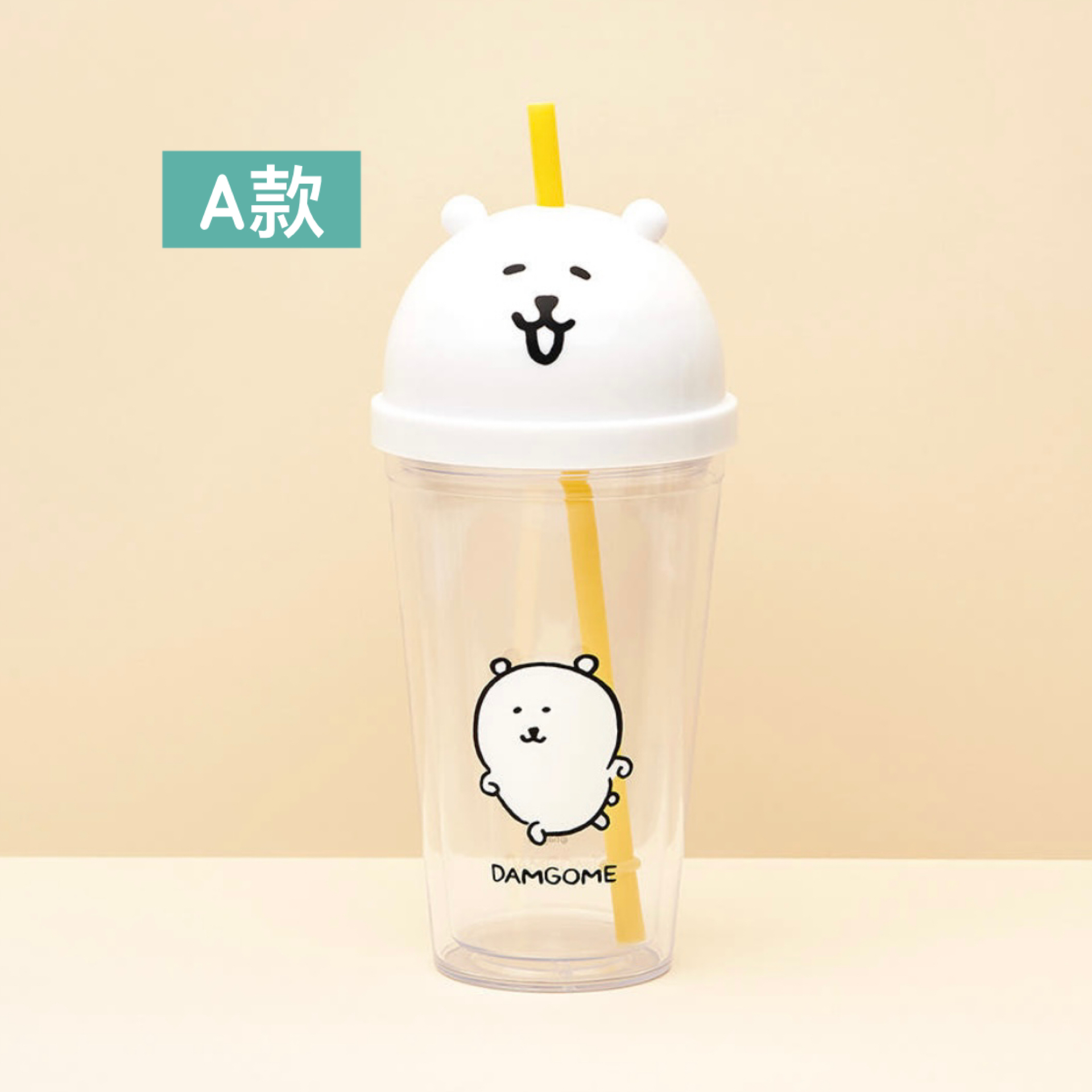 韓國預訂📍Joke Bear得意大頭樣水杯/玻璃杯