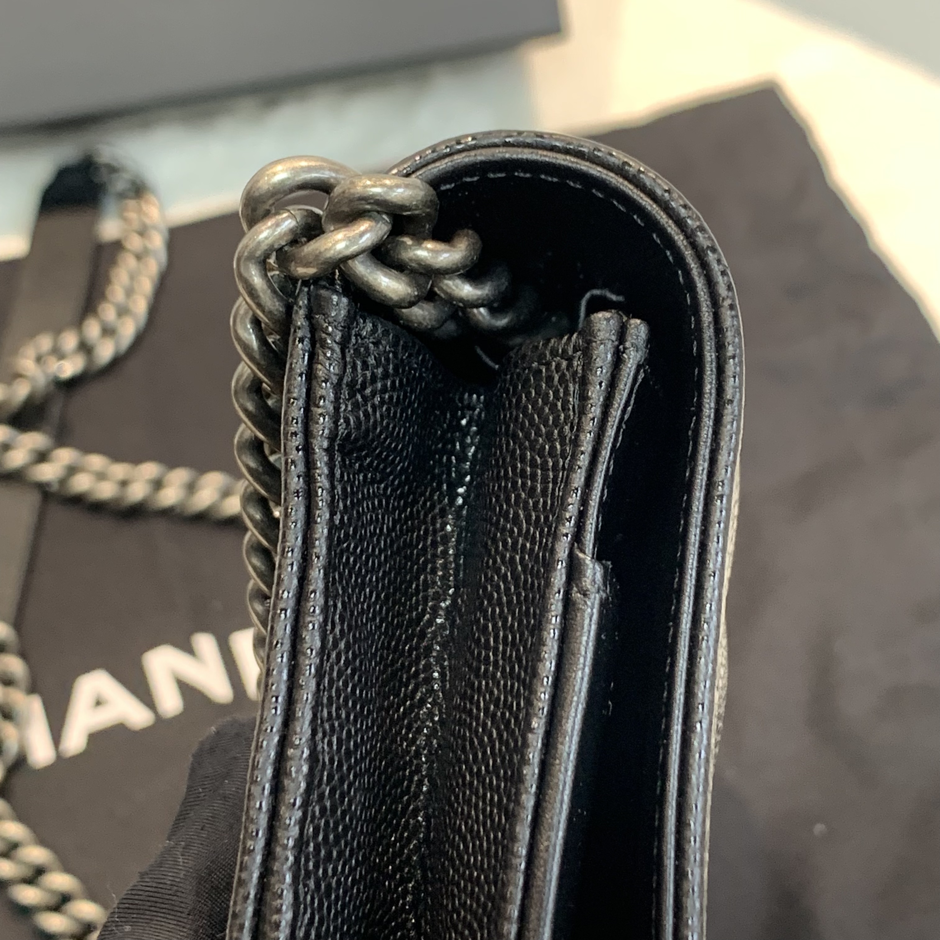 CHANEL經典熱賣款❤️‍🔥Leboy woc 黑色銀扣