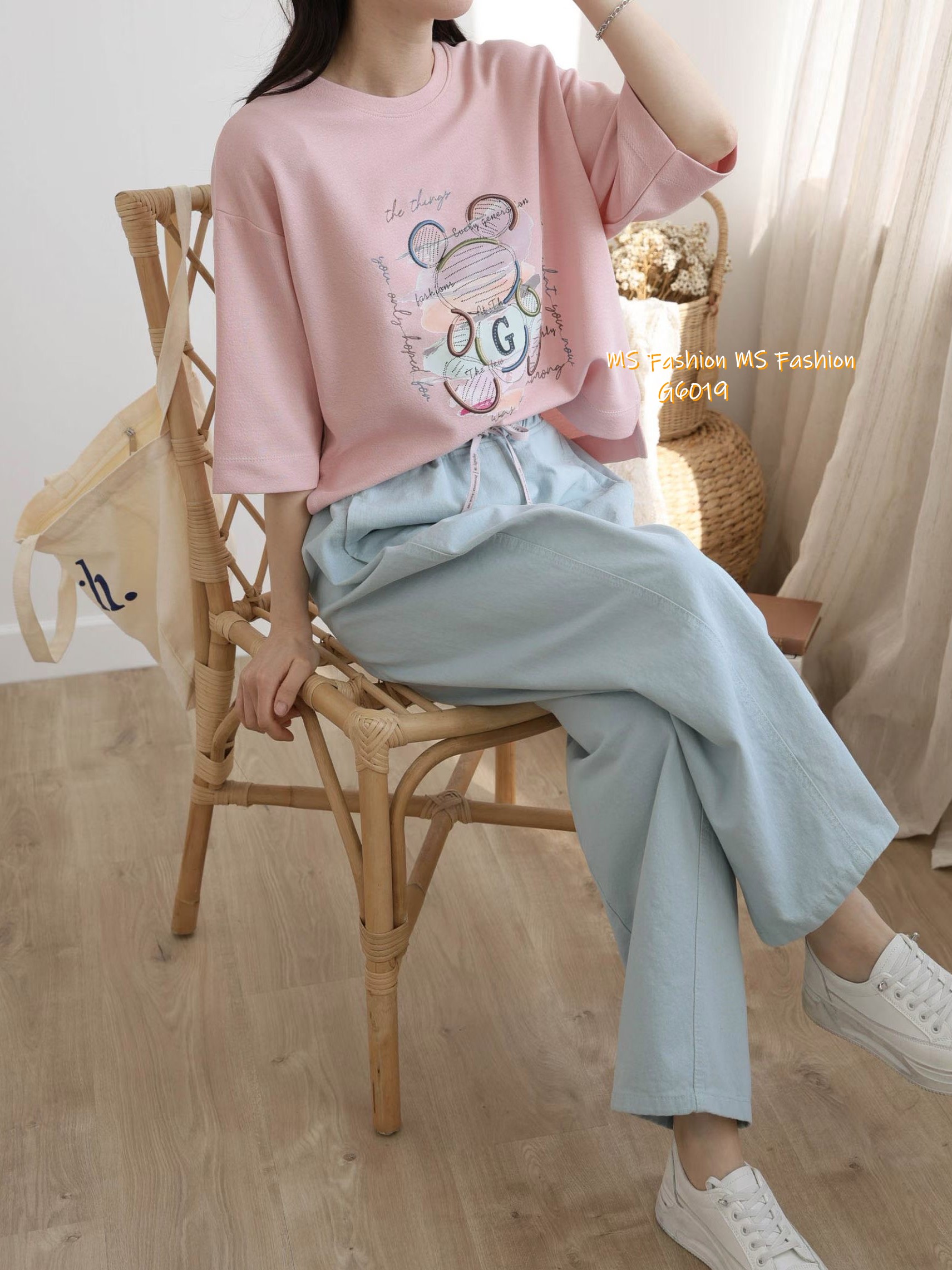 G6019 韓國🇰🇷靚料靚print top