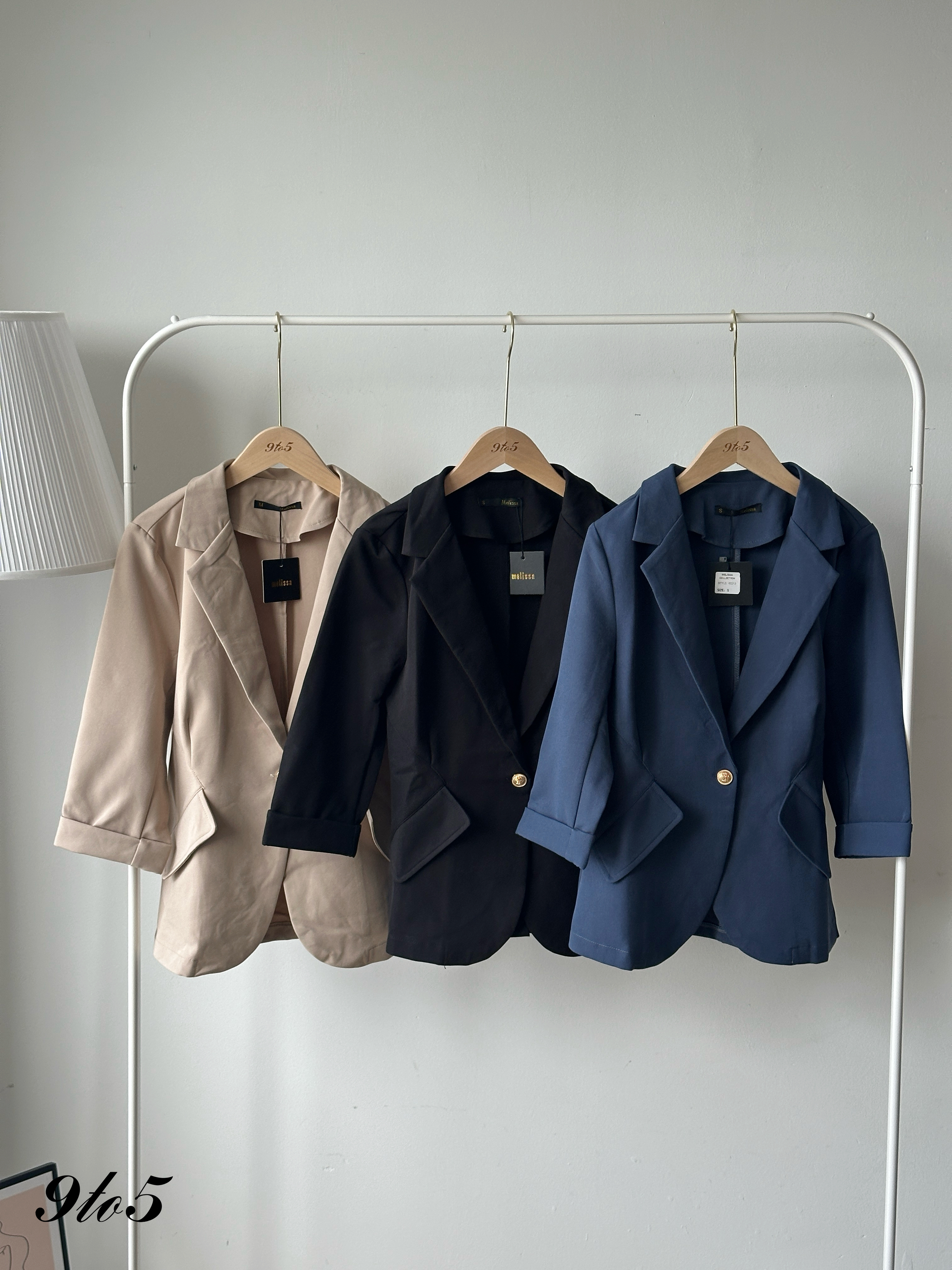 T4240 Half Sleeve Blazer - 3 Colors 