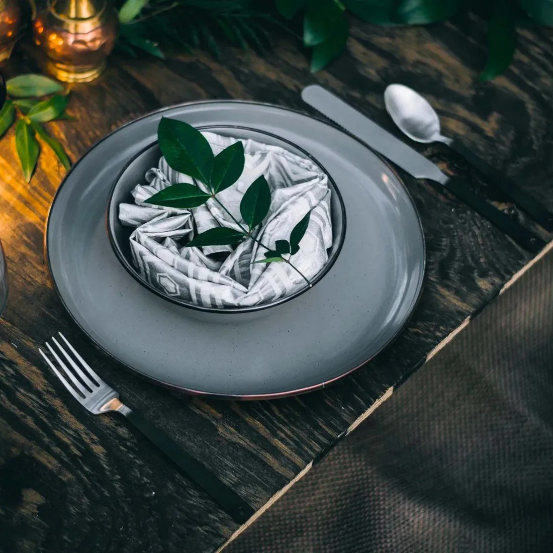 BAREBONES Polished Flatware 不鏽鋼餐具組 - 2 件套