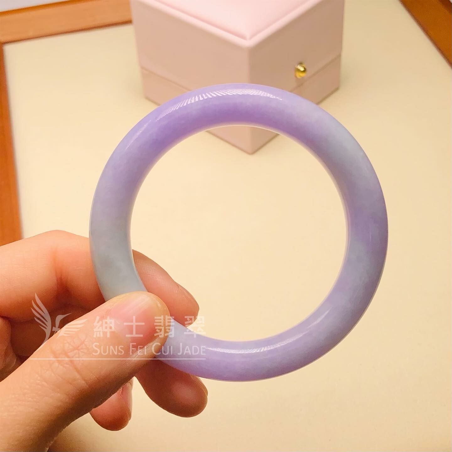 木那濃紫春彩圓鐲52.6mm