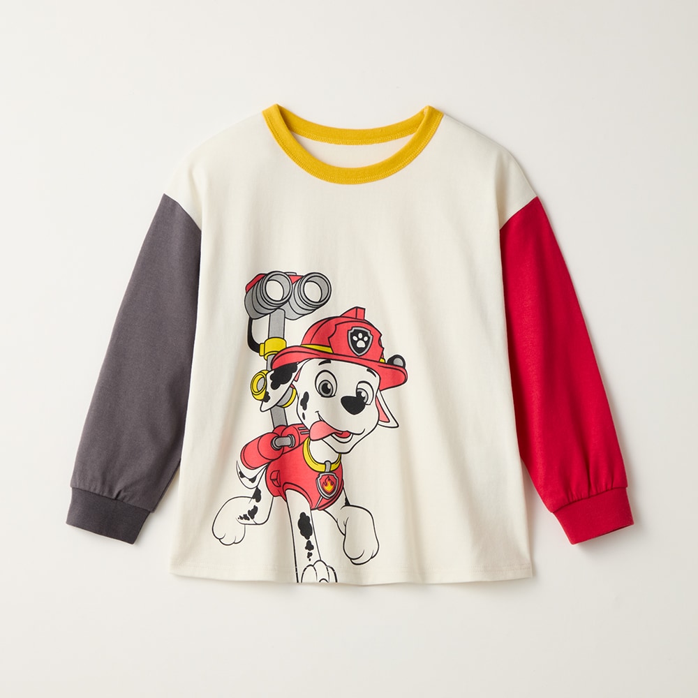 🆕【⭐訂購⭐】  🇯🇵日本直送 🌀#PawPatrol 拼色袖長袖 tee［2款選］🌀 [PLBA-0031] [260304]