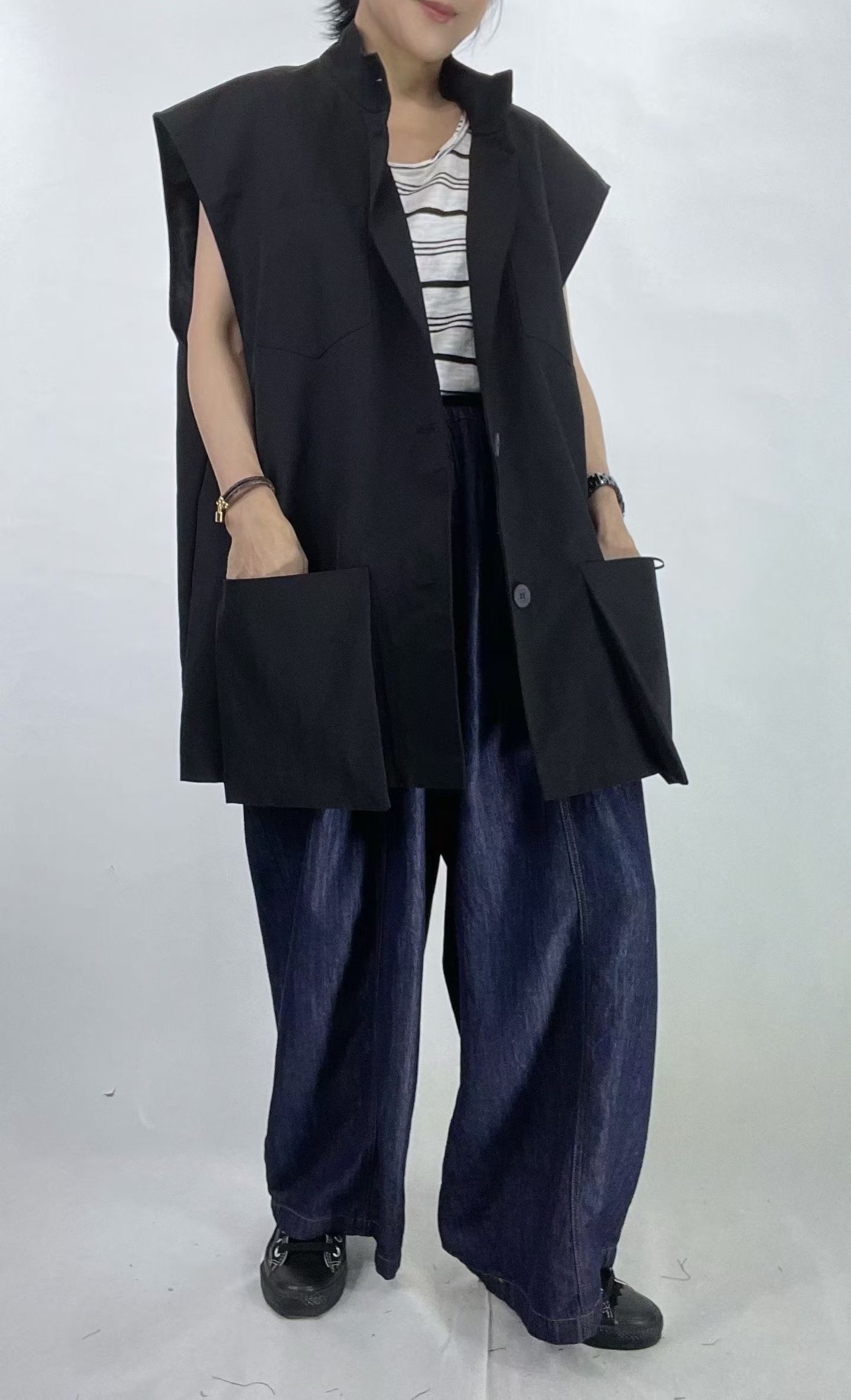 型款工裝西裝外套 