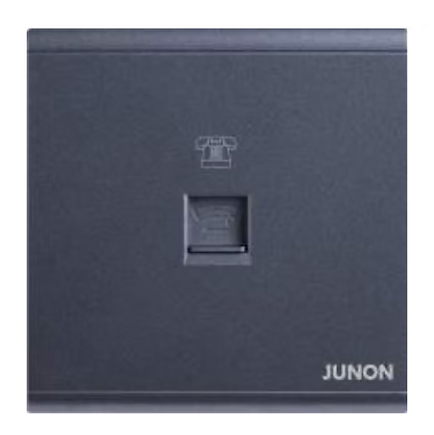 俊朗 天悅 黑 單位 CAT3電話插座