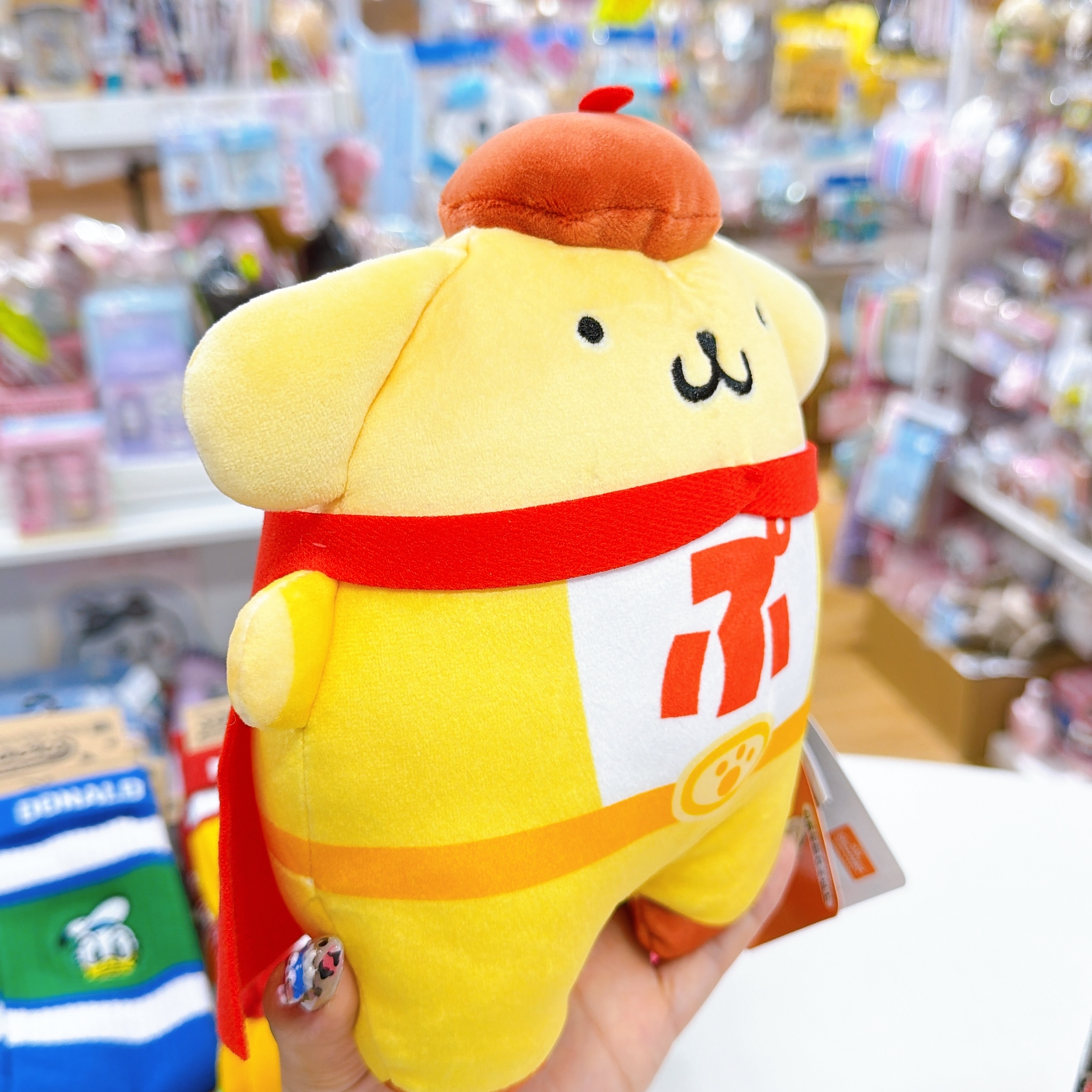 日本直送sanrio🍮布甸狗30周年扮超人公仔／掛飾