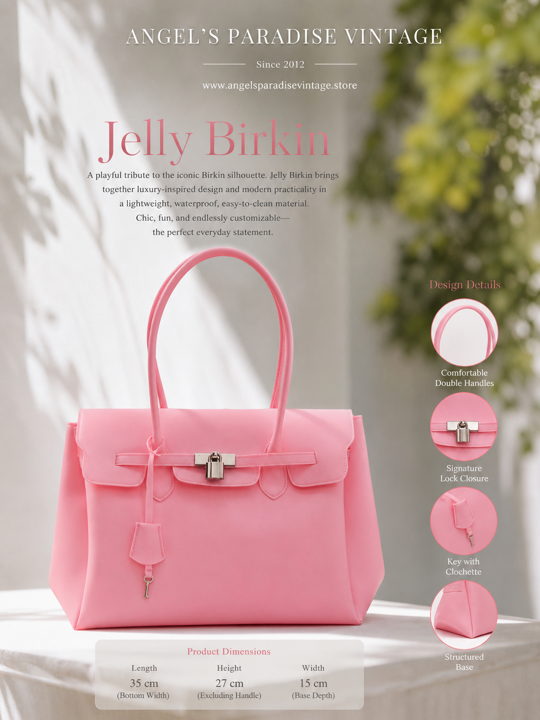 Jelly Birkin玩味奢華 果凍美學