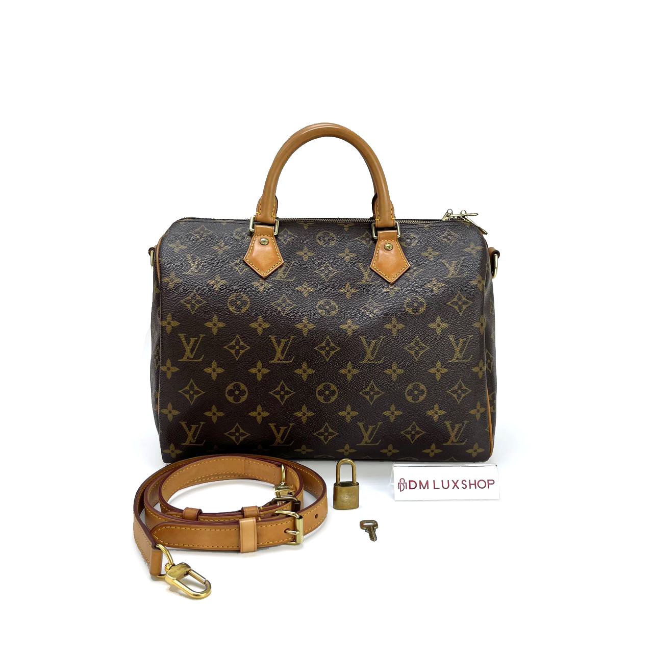 LV Monogram Speedy 30 GHW