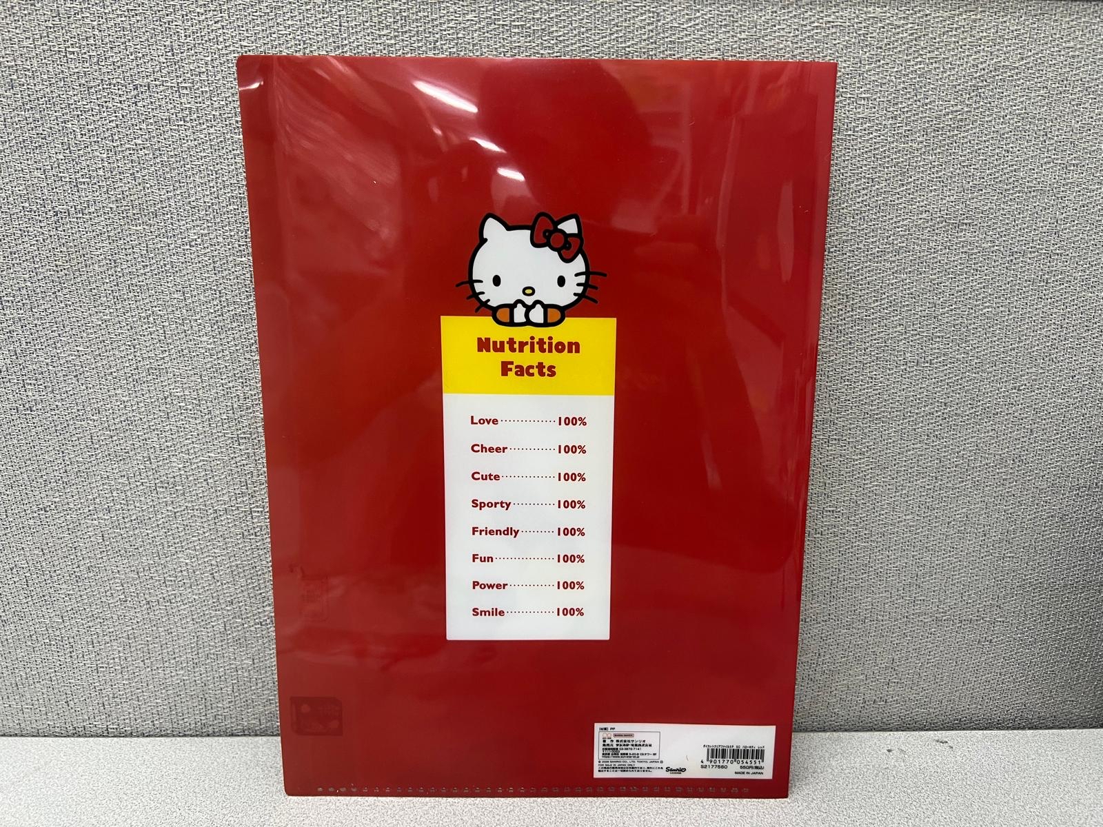 🎌日本直送🎌 Hello Kitty 日本製 A4 五層File