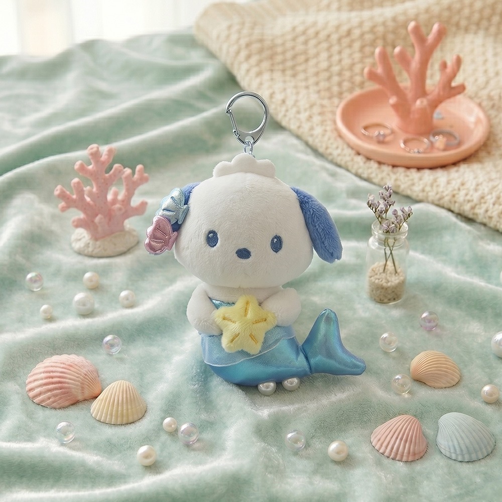 [Sanrio] 美人魚造型 公仔匙扣 (5種)