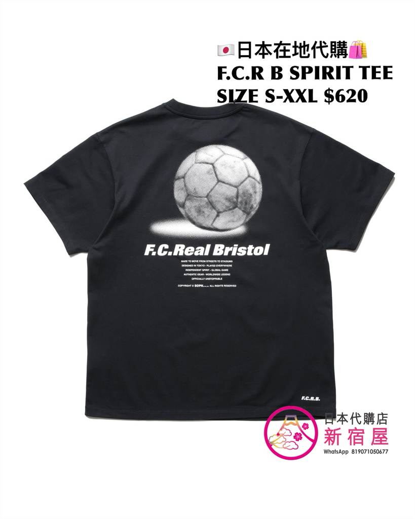 F.C.REAL BRISTOL GODDESS TEE/ SPIRIT TEE/ SHADOW EMBLEM TEE/ 56STARS TEE 