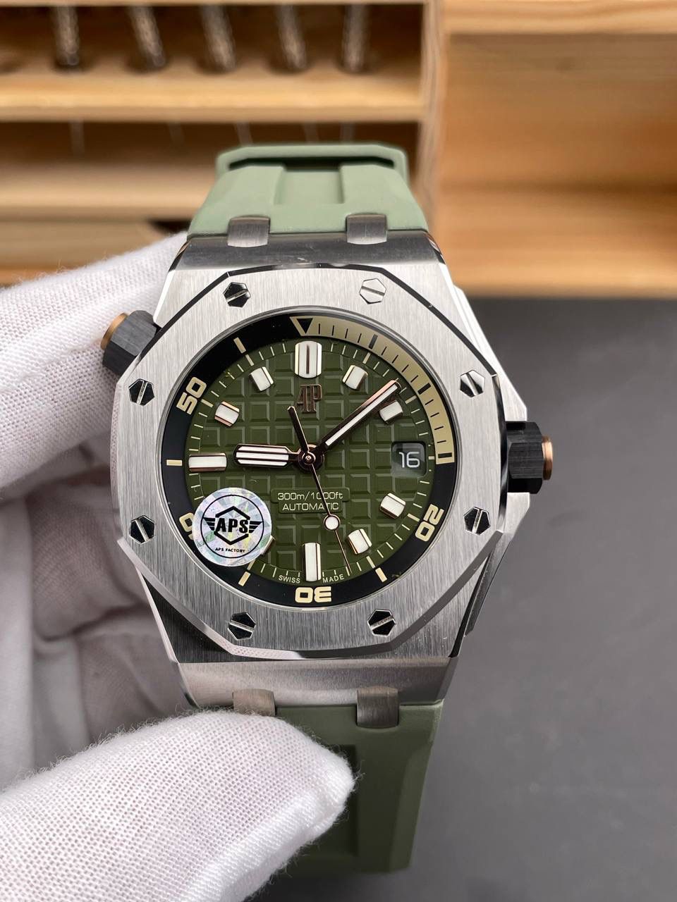 🚀皇家橡树15720 牛油果绿盘/42mm/4302机💯