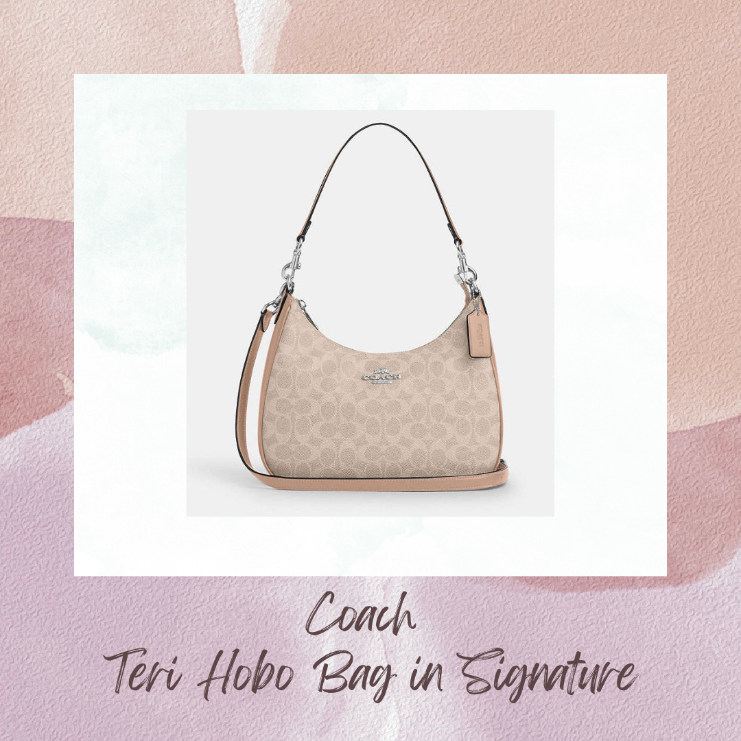 Coach Teri Hobo Bag in Signature Canvas (CV940)
