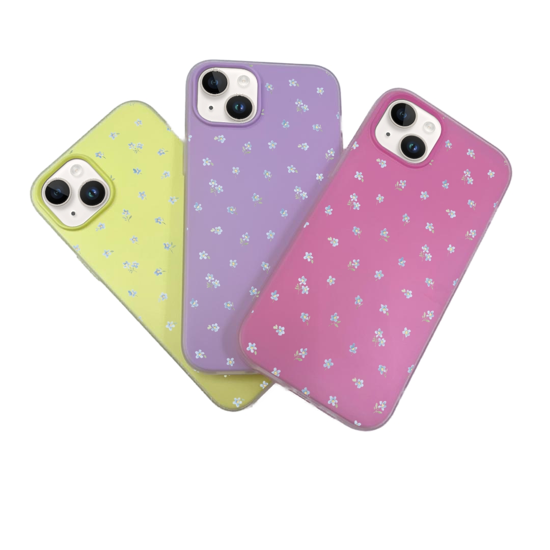JELLY CASE PHONE FOR IPHONE - DESIGN FLOWER S