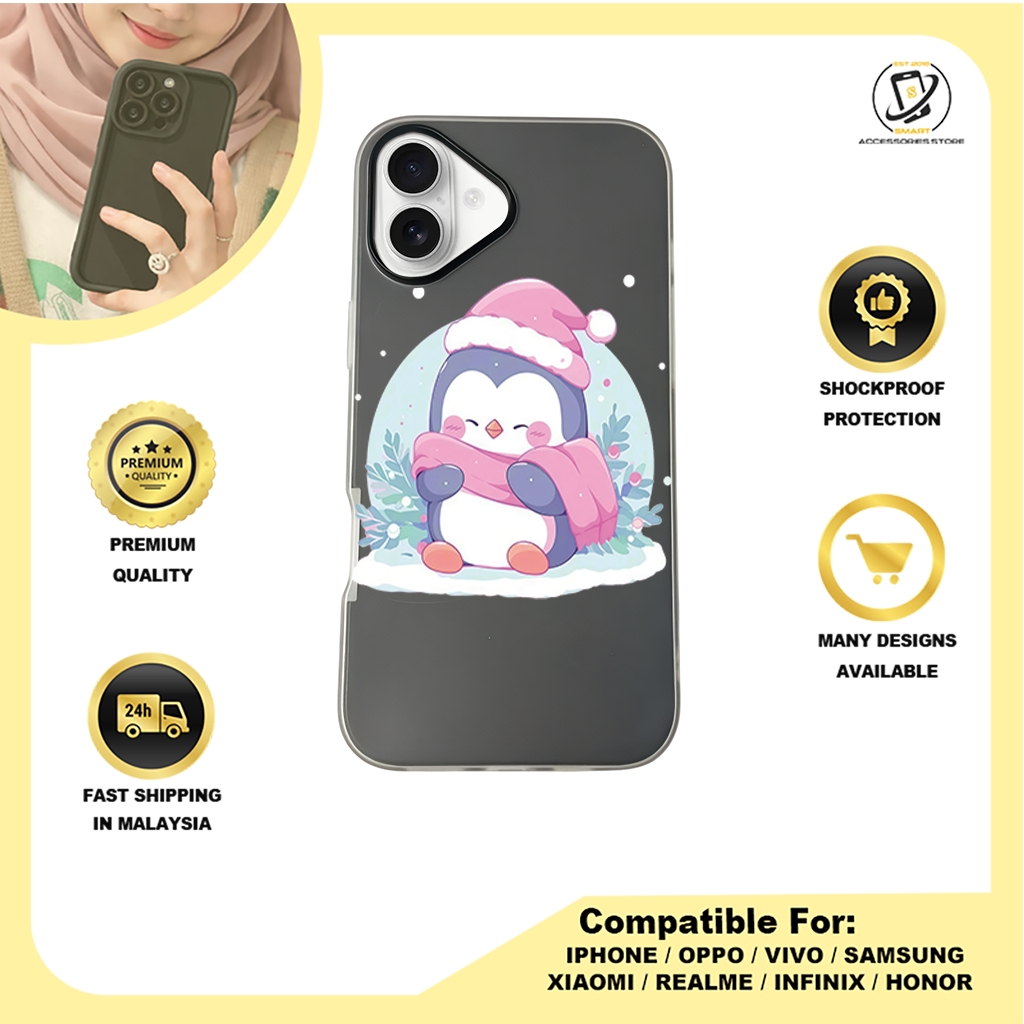JELLY CASE PHONE FOR IPHONE - DESIGN PENGUIN A