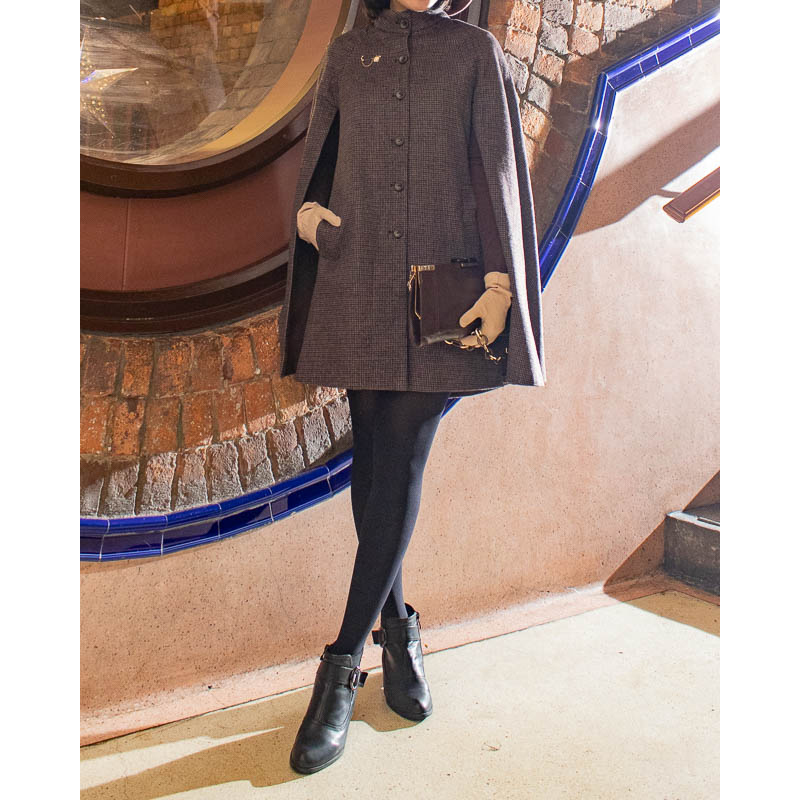 (Ready/Custom-Made)Vintage Style Classic Winter Cape Coat /Cape Jacket(FM168)