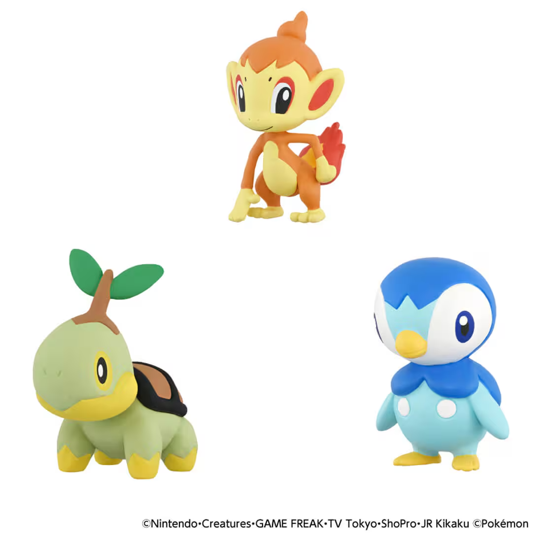 寶可夢 30週年 Moncolle 旅途系列 神奧地區三隻套裝 Pokemon 30th Anniversary Moncolle Journey Sinnoh Region (Set of 3 Pieces) MISC-1666
