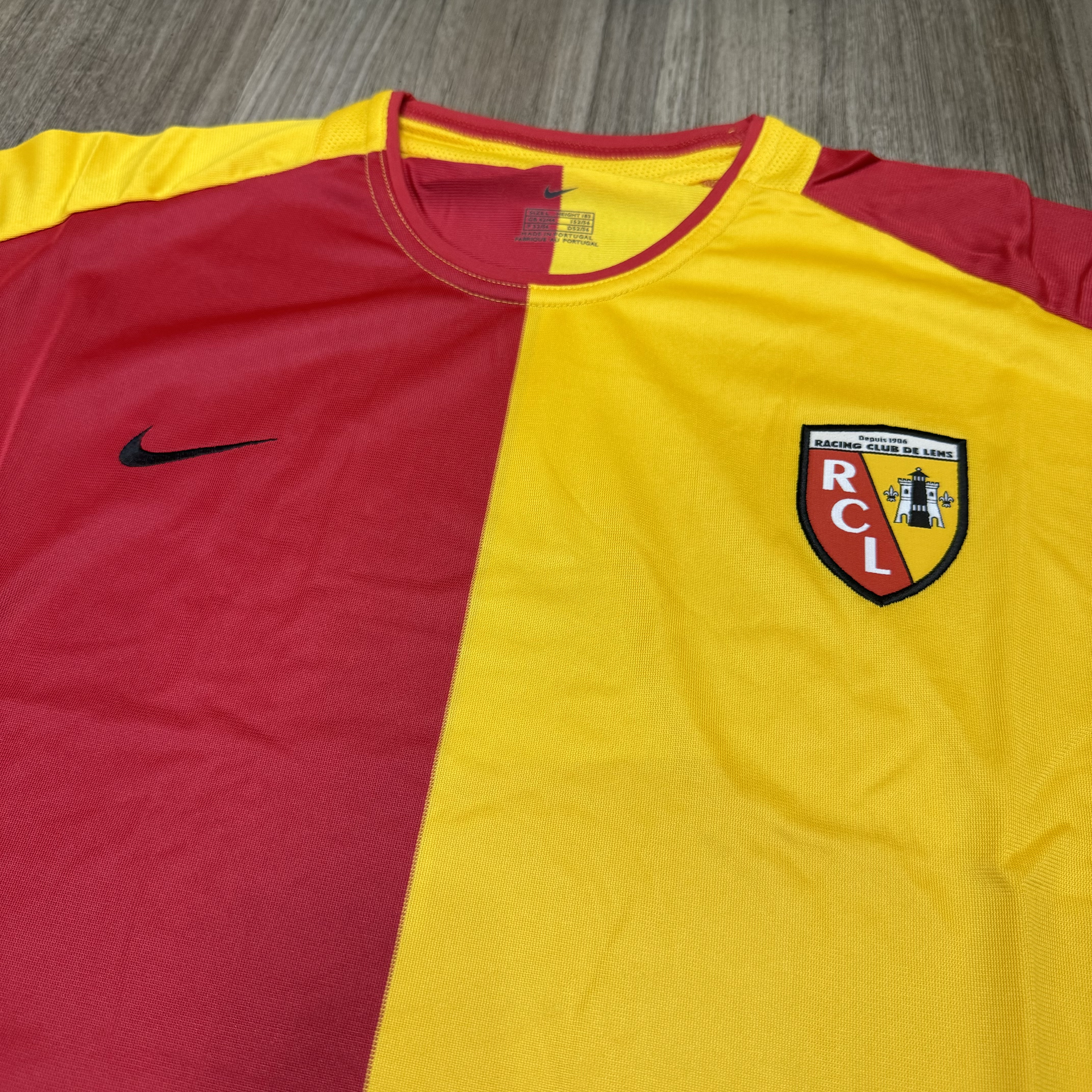 RC Lens 03/04 L/S player issue home shirt (Bnwt)