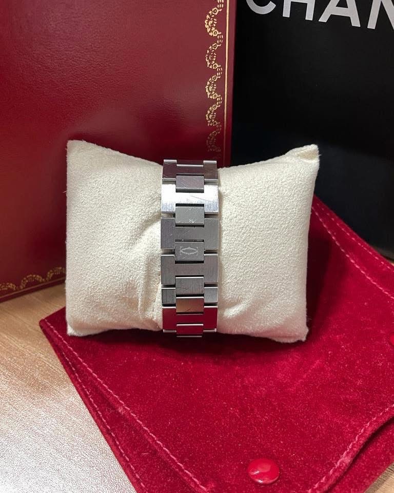 Cartier Pasha C 藍面Watch automatic 100%Authentic, 95%New✅01證書✅Booklet