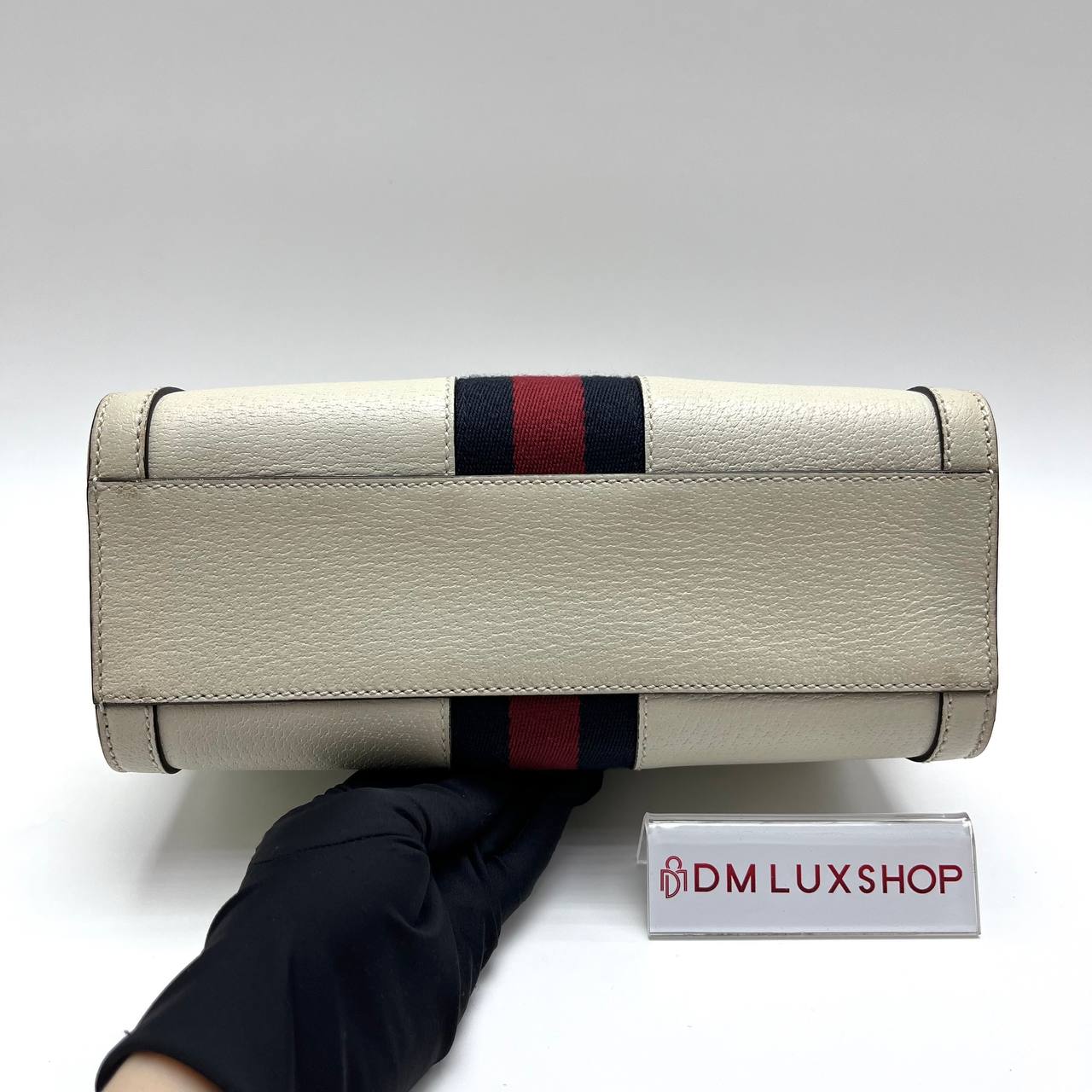 Gucci Web Ophidia Small White Tote Bag