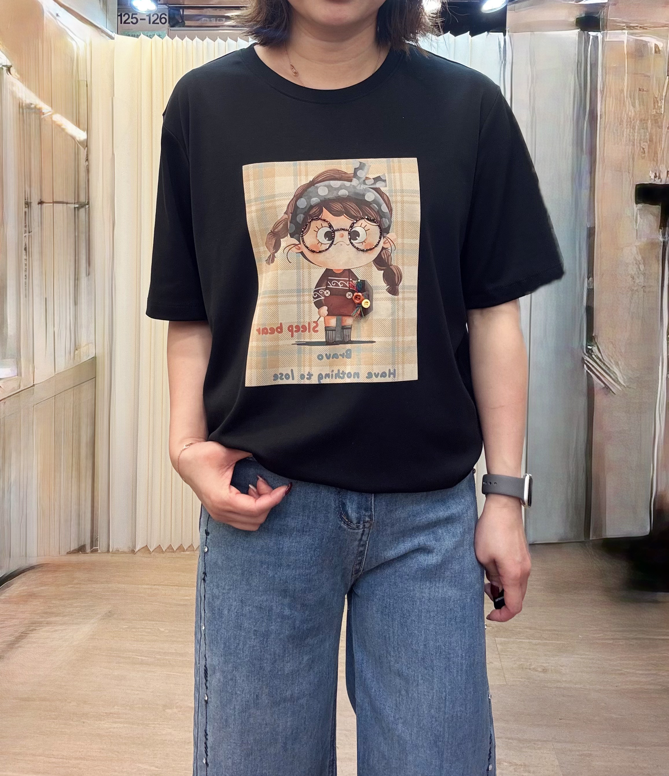 帶眼鏡Tee M489 417018269