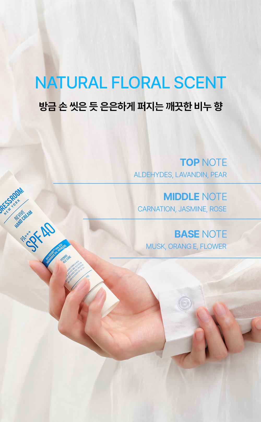 韓國 W.DRESSROOM Revive Hand Cream 防曬保濕香氛煥活護手霜 SPF40/PA+++ 50ml