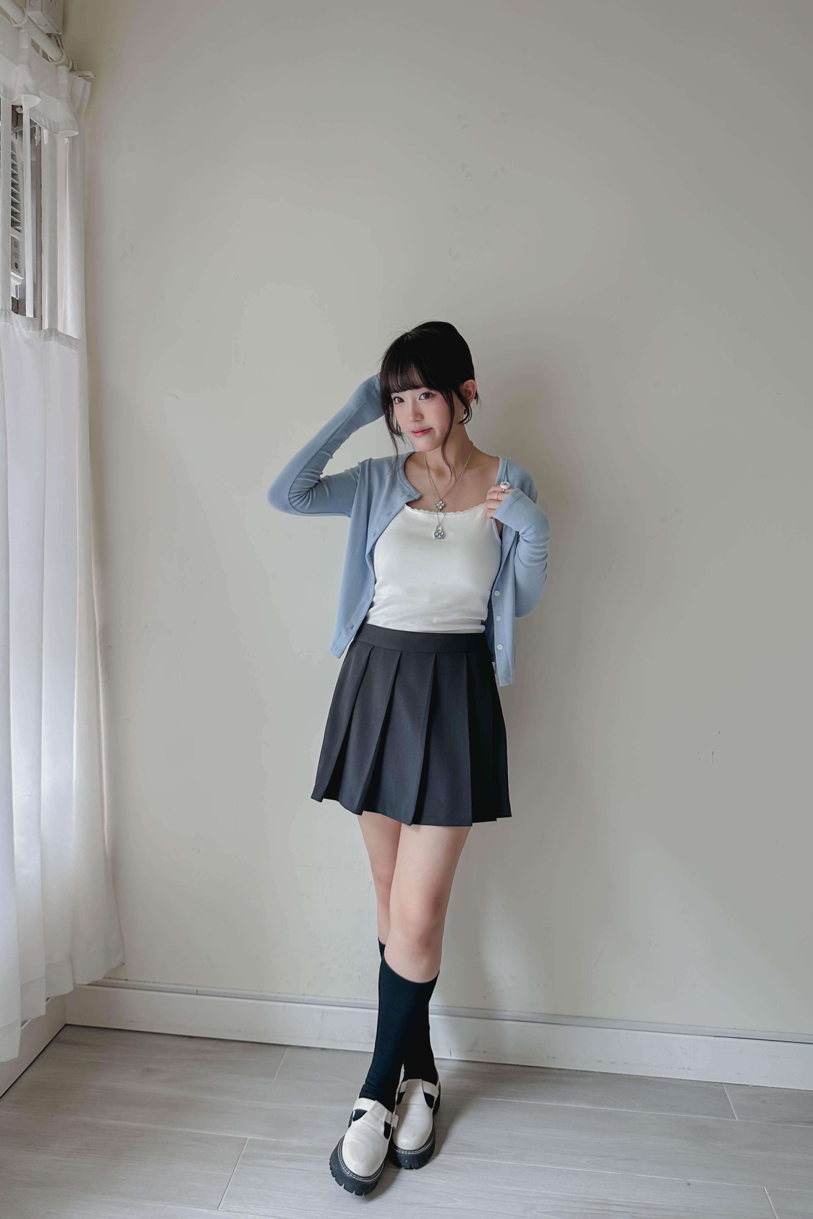 小荷葉邊幼帶Bra Top (兩色入)