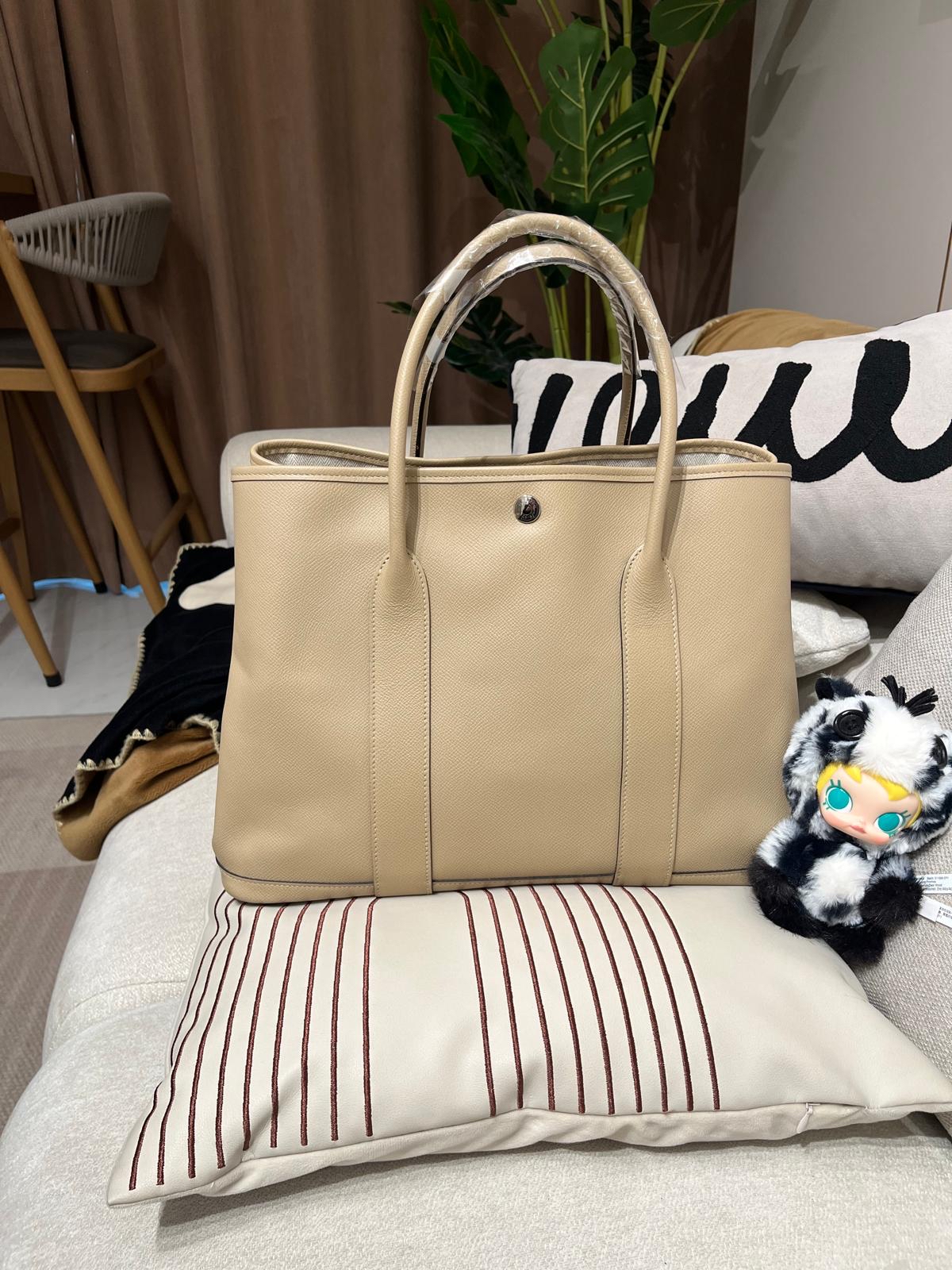 Hermes garden party 36,風衣灰，STAMP C 100%Authentic,98%new✅dust bag
