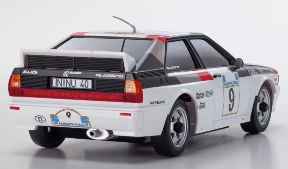 預購Pre-Order Audi Rallye quattro Group 4 #9, Acropolis 1982 Winner
