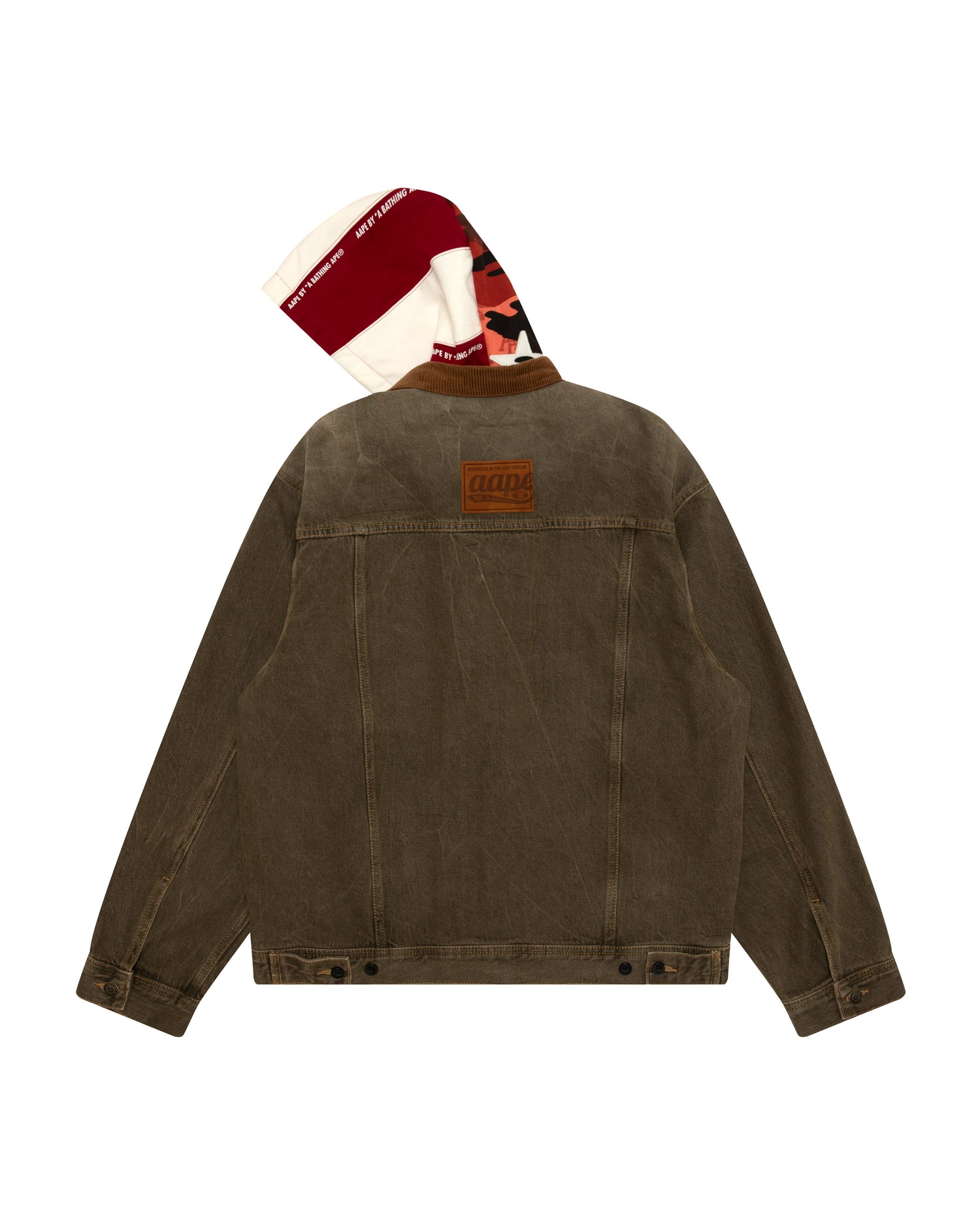 AAPE AAPEUNVS Denim Jacket With Hood (7814XAR)