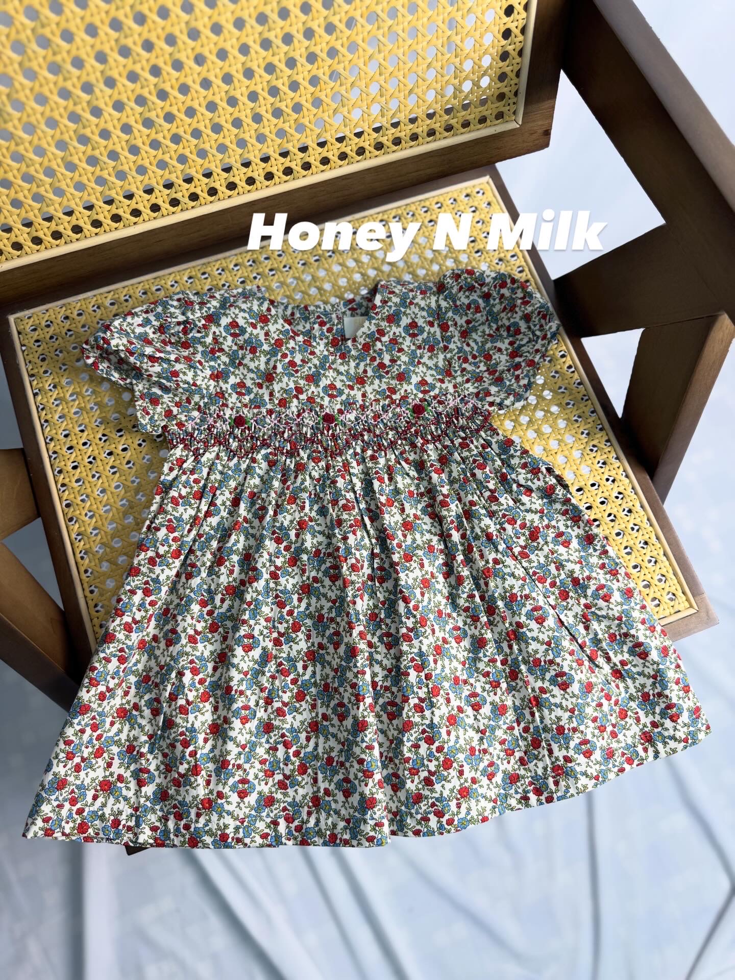 Rosey Embroidery One Piece