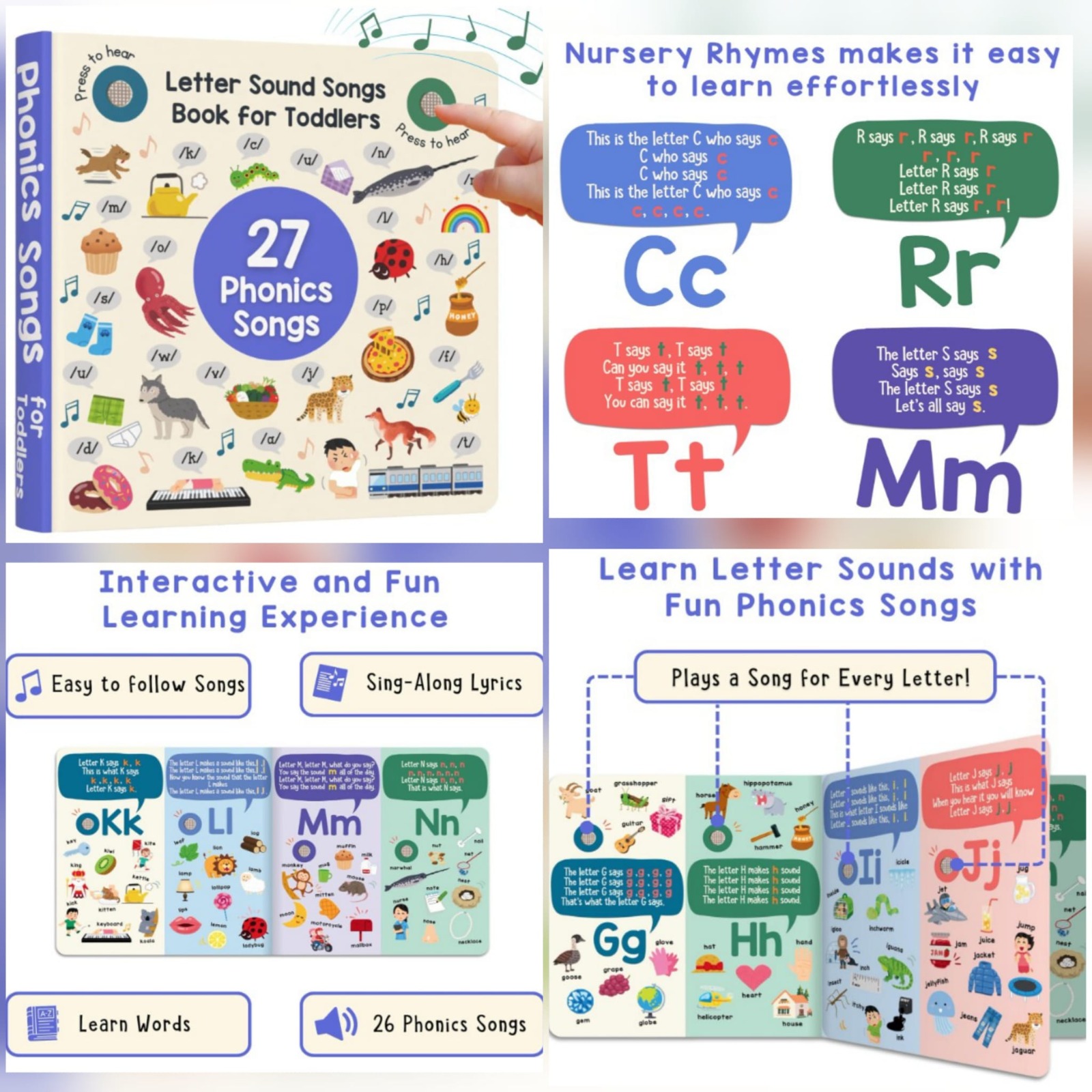 27 Phonics Songs 兒童拼音歌曲有聲書