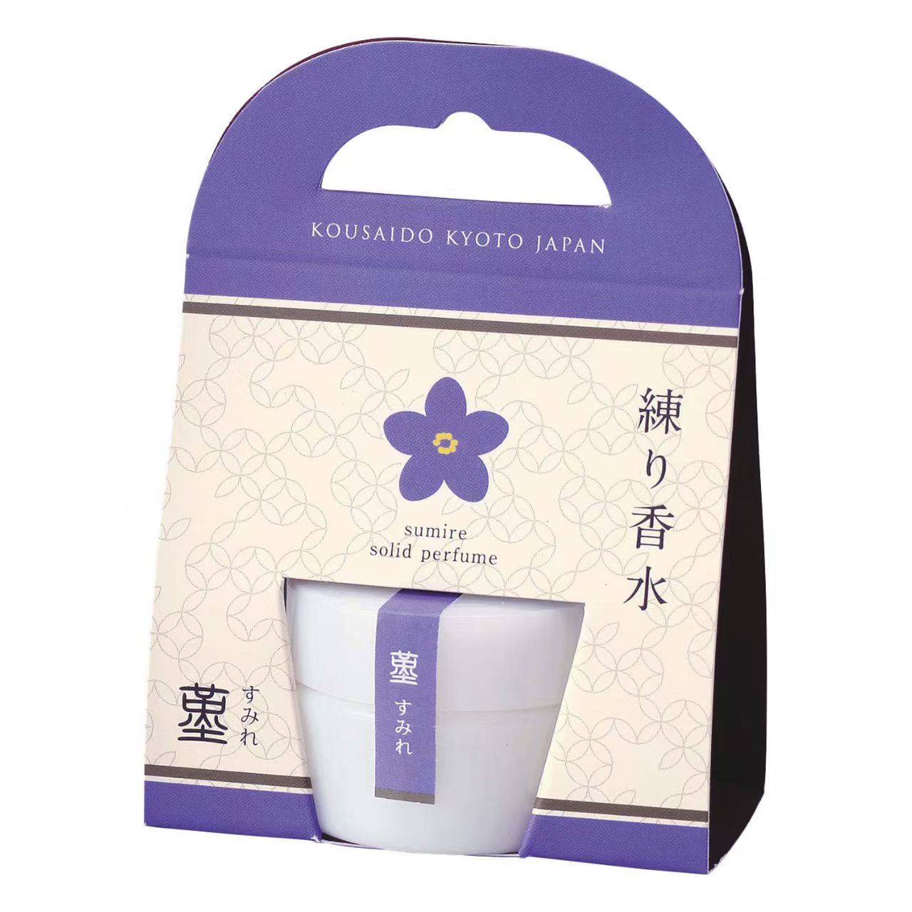【日本製】京都香彩堂 固體香膏 8g｜天然保濕・優雅日系花香